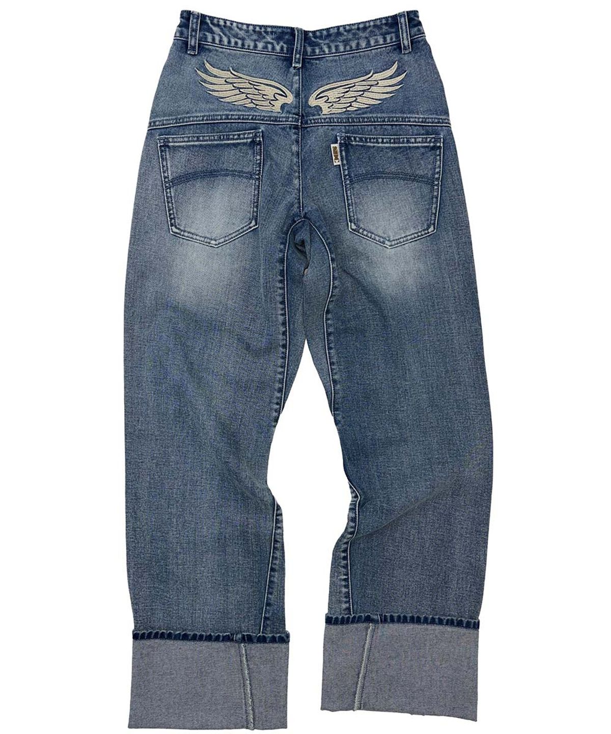 스컬프터(SCULPTOR) Angelic Roll Up Denim Mid Blue