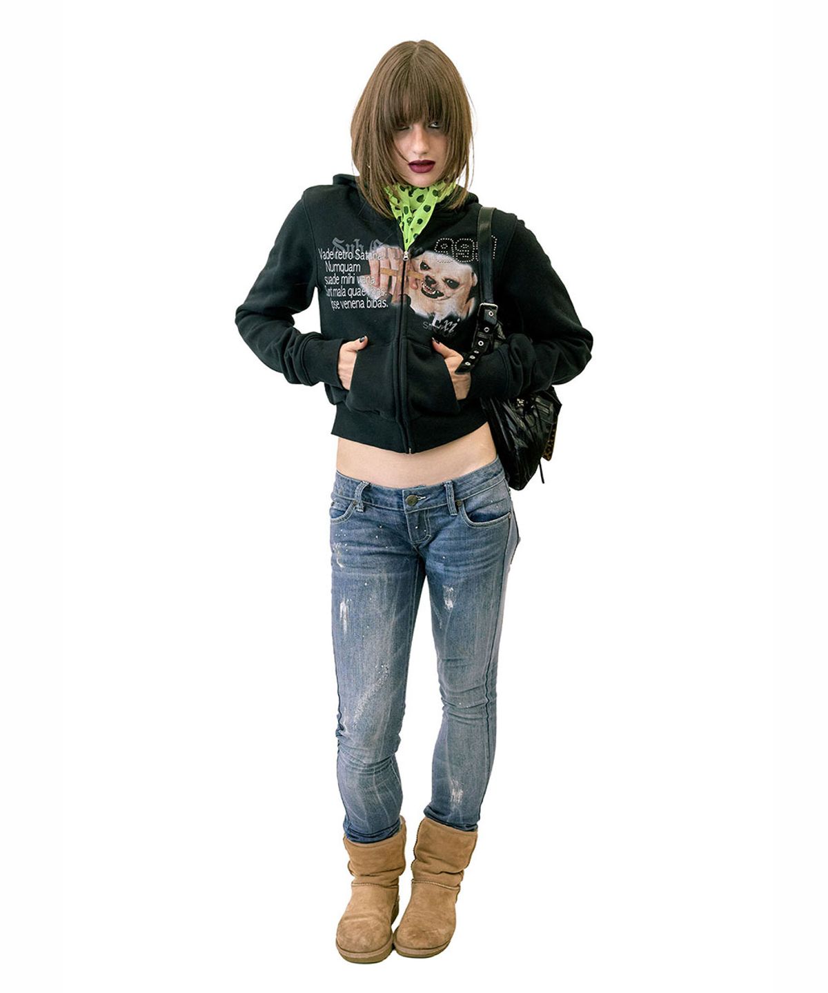 스컬프터(SCULPTOR) Cast Out Hooded Zip-Up Black