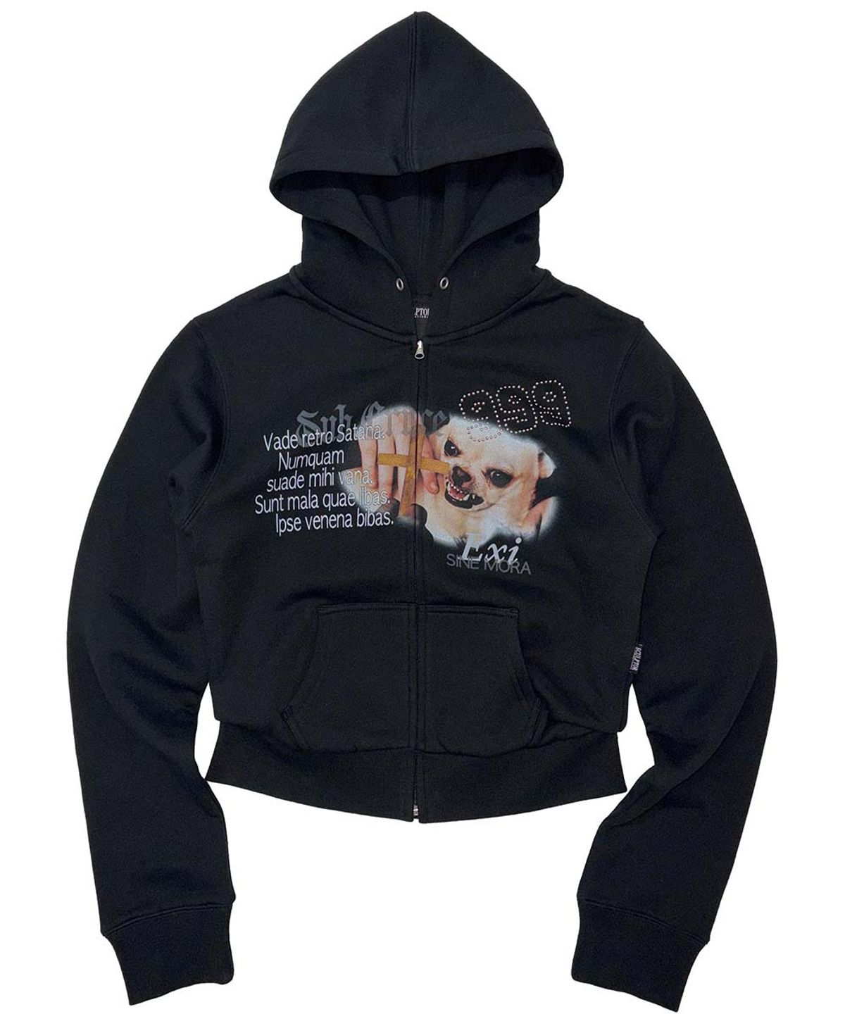 스컬프터(SCULPTOR) Cast Out Hooded Zip-Up Black