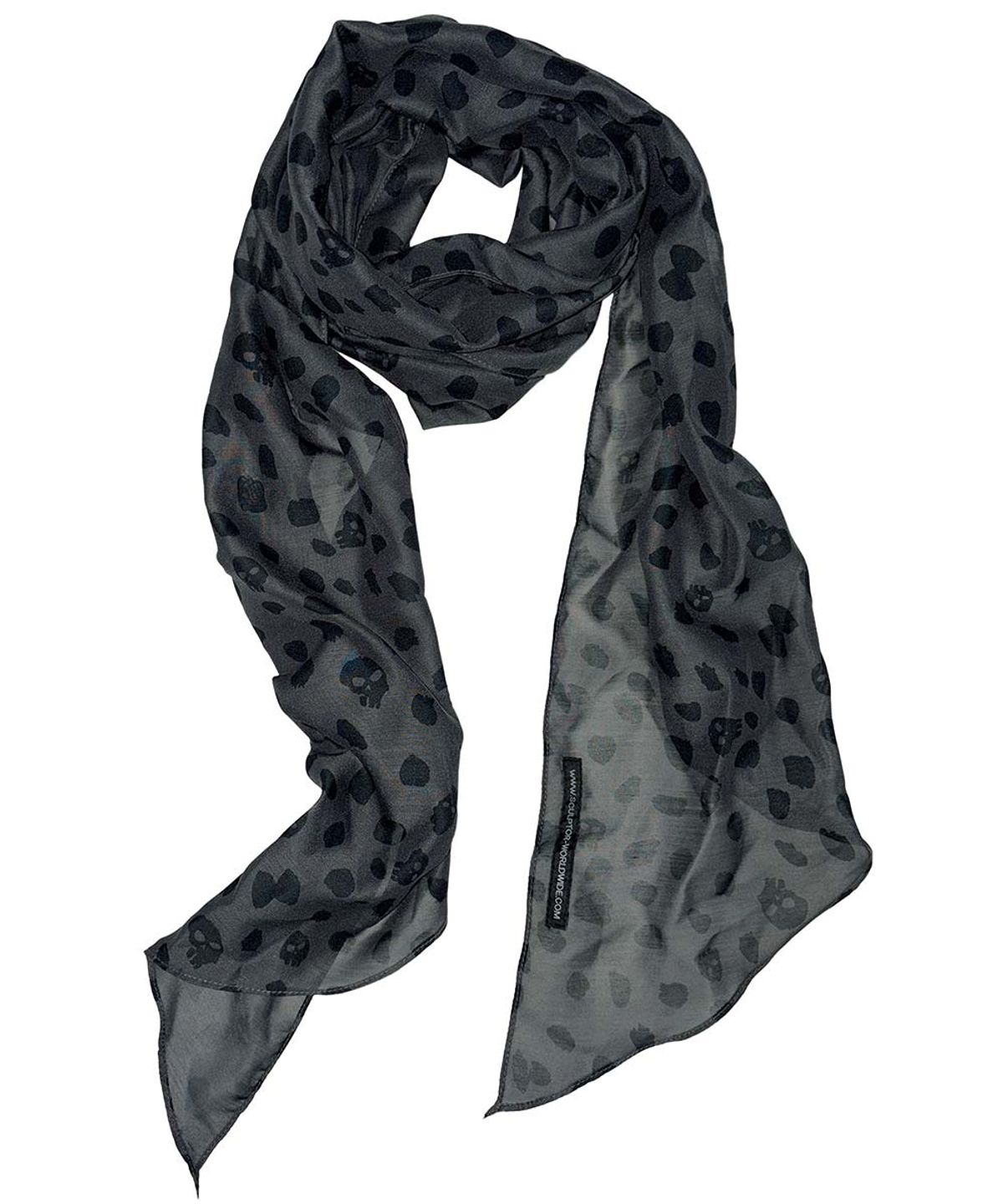 스컬프터(SCULPTOR) Dalmatian Scarf Charcoal