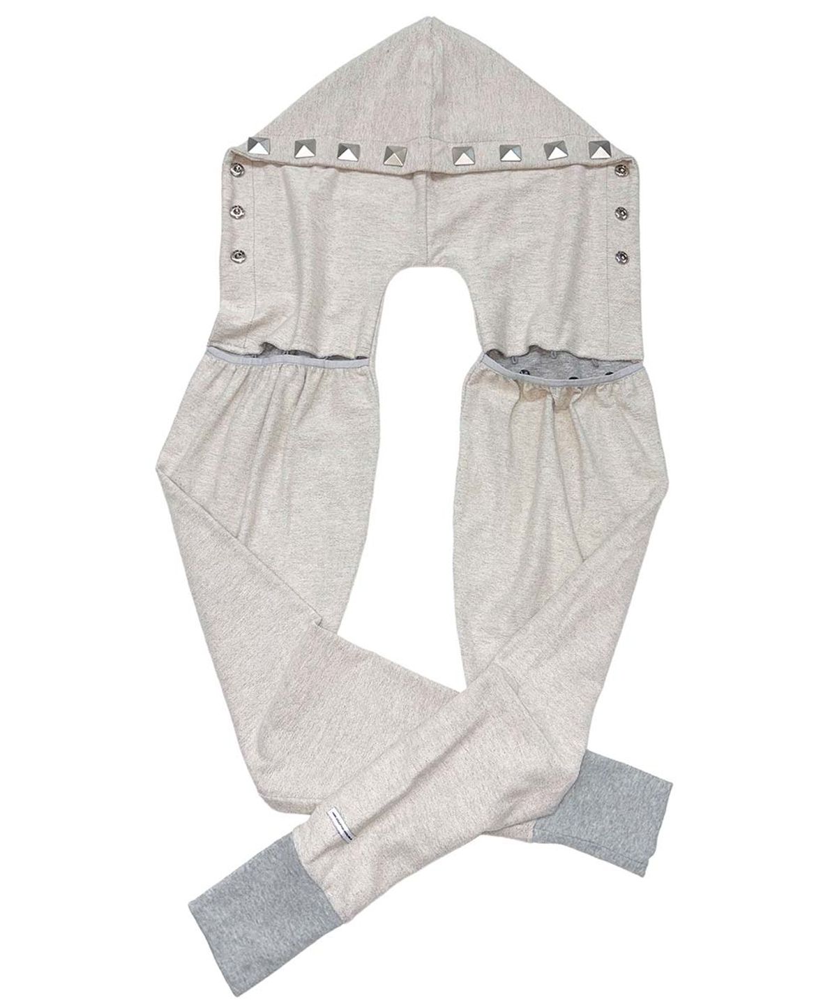 스컬프터(SCULPTOR) Hooded Scarf Bolero Melange Gray