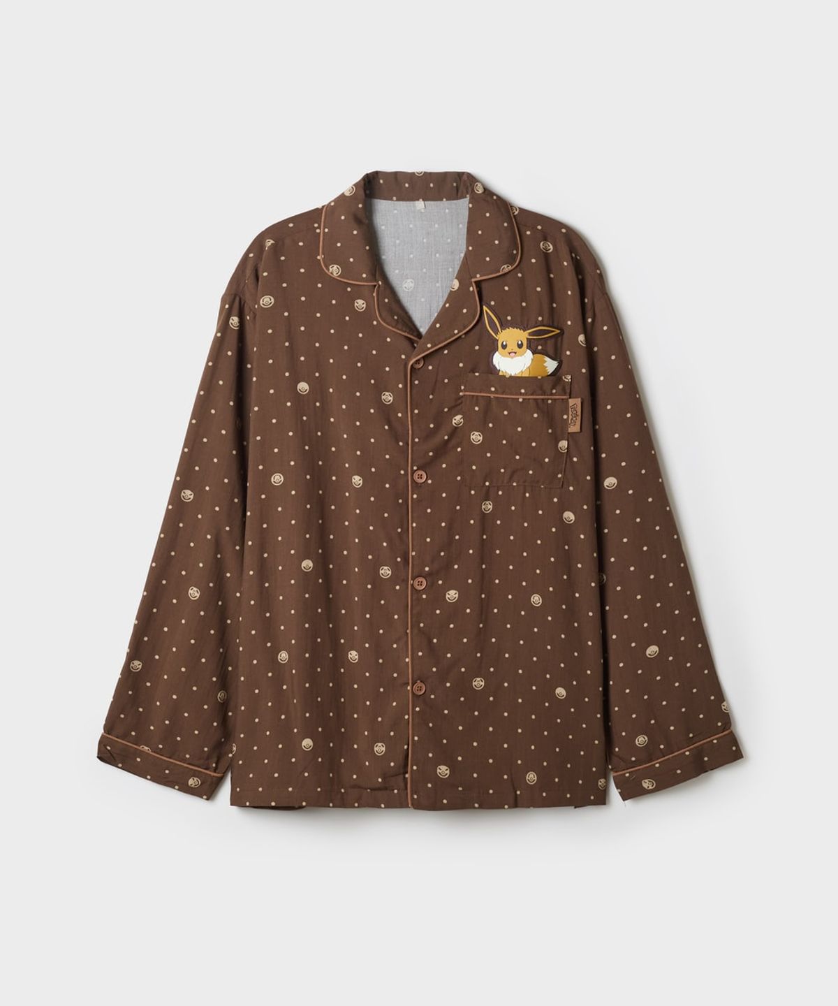 스파오(SPAO) [포켓몬] 긴팔 파자마(Brown)_SPPPG49U04
