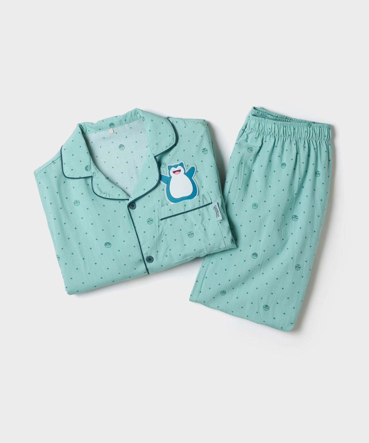 스파오(SPAO) [포켓몬] 긴팔 파자마(Mint)_SPPPG49U04