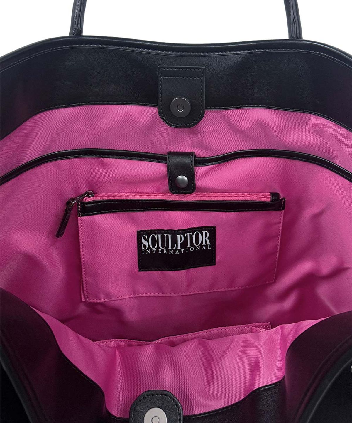 스컬프터(SCULPTOR) Couture Grocery Tote Bag Black