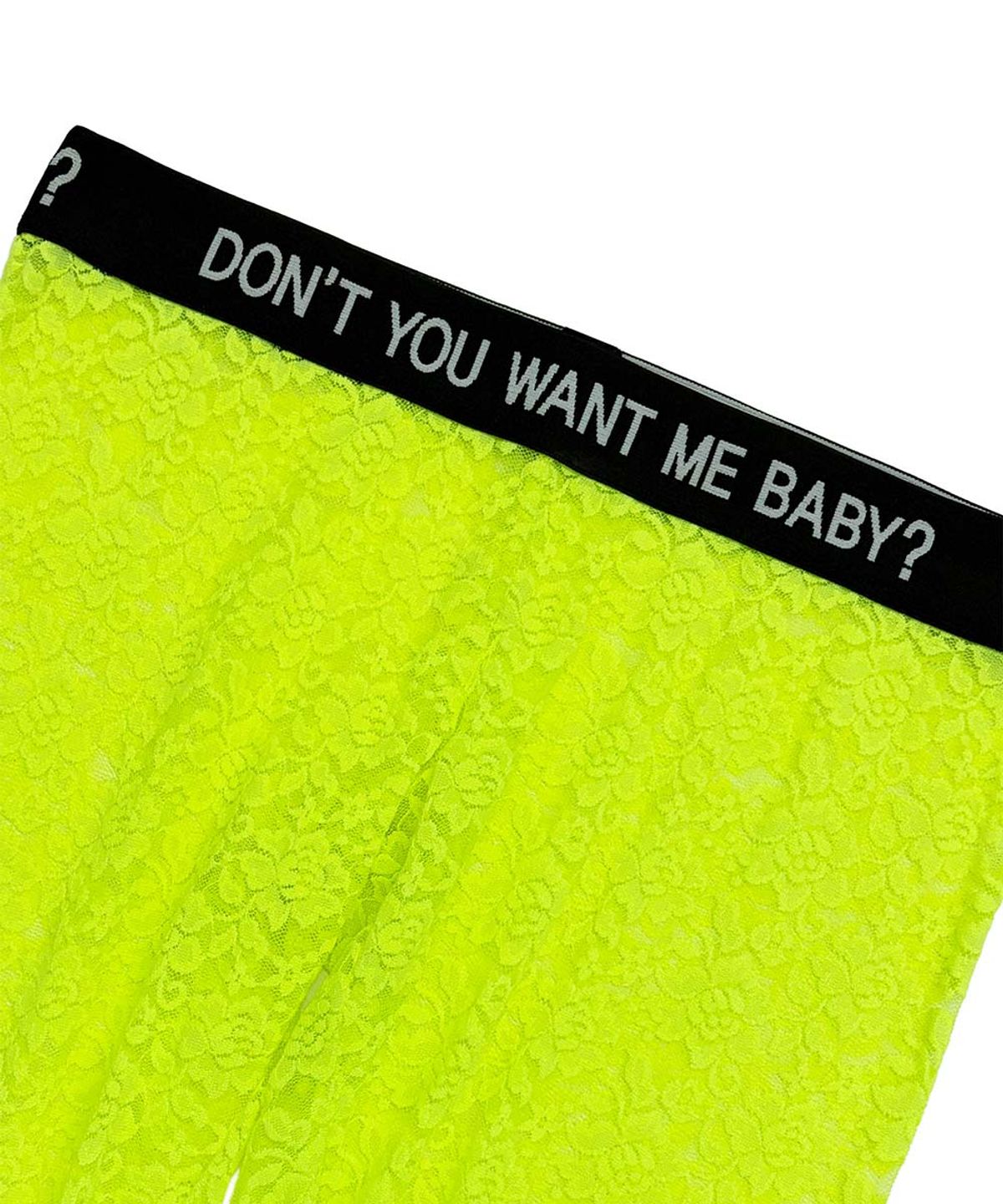 스컬프터(SCULPTOR) Cheeky Lace Leggings Neon Green