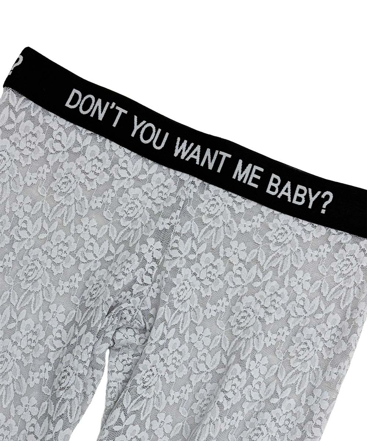 스컬프터(SCULPTOR) Cheeky Lace Leggings Silver