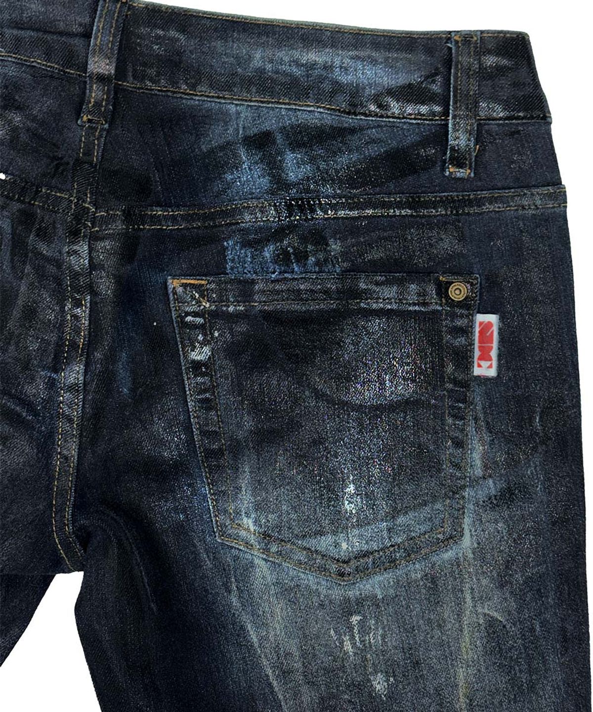 스컬프터(SCULPTOR) Wet Skinny Jeans Indigo