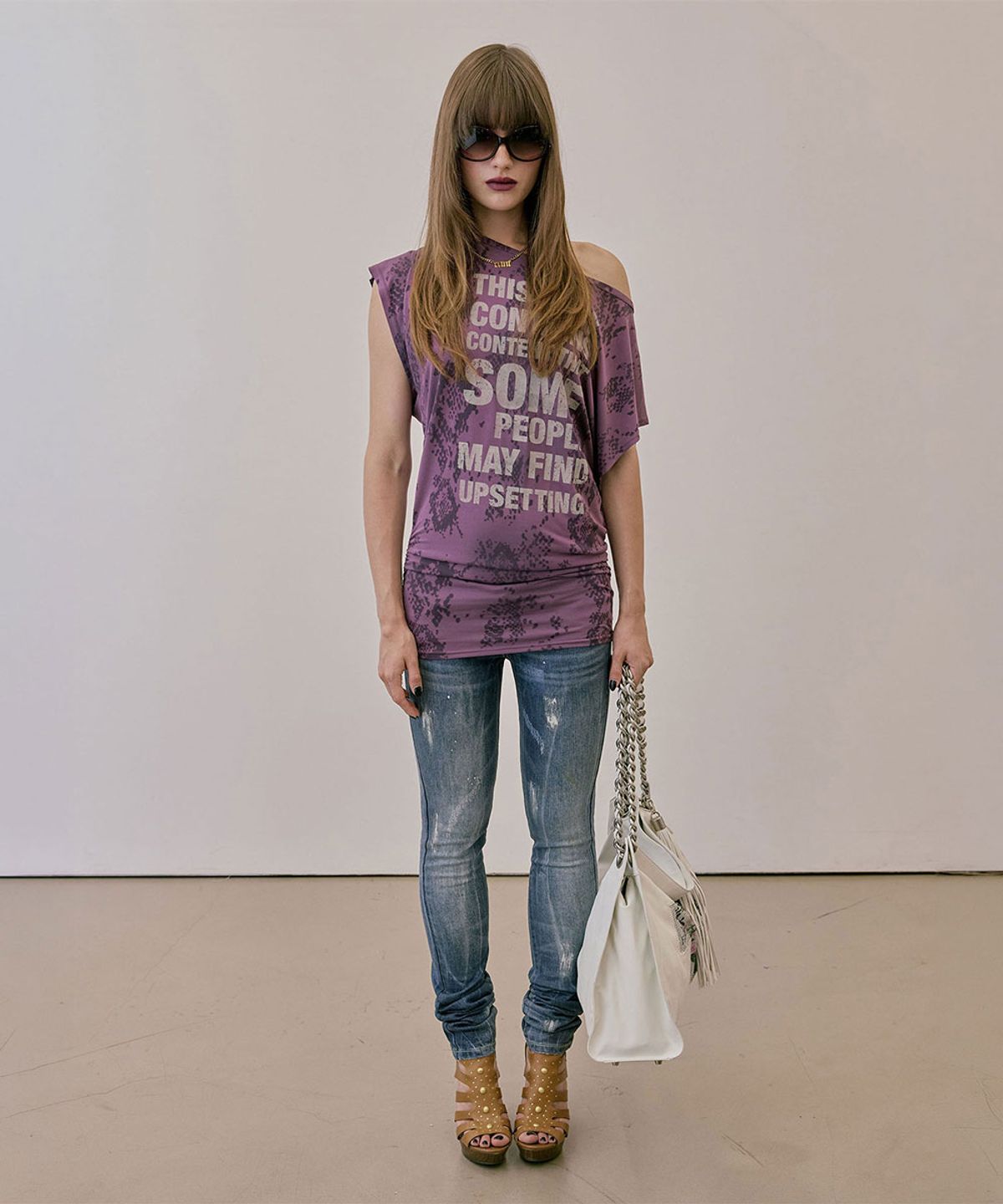 스컬프터(SCULPTOR) Wet Skinny Jeans Mid Blue