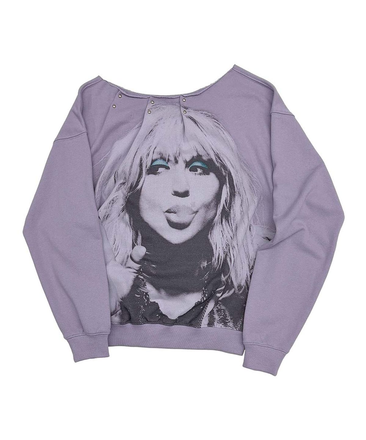 스컬프터(SCULPTOR) Love Pintuck Sweatshirt Ube Purple