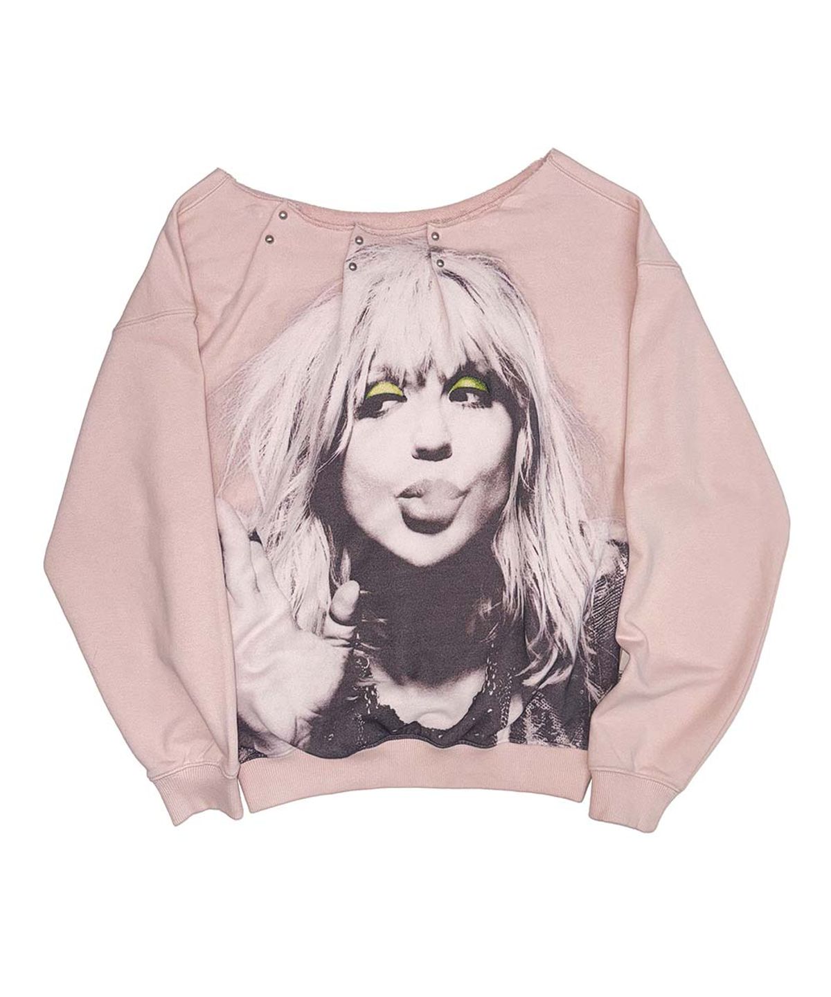 스컬프터(SCULPTOR) Love Pintuck Sweatshirt Pale Pink