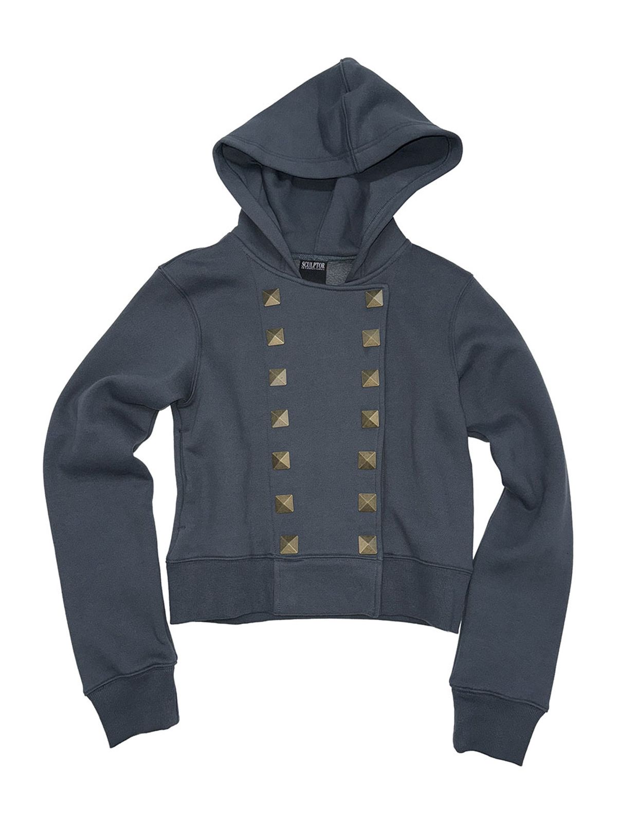 스컬프터(SCULPTOR) Napoleon Stud Hoodie Charcoal