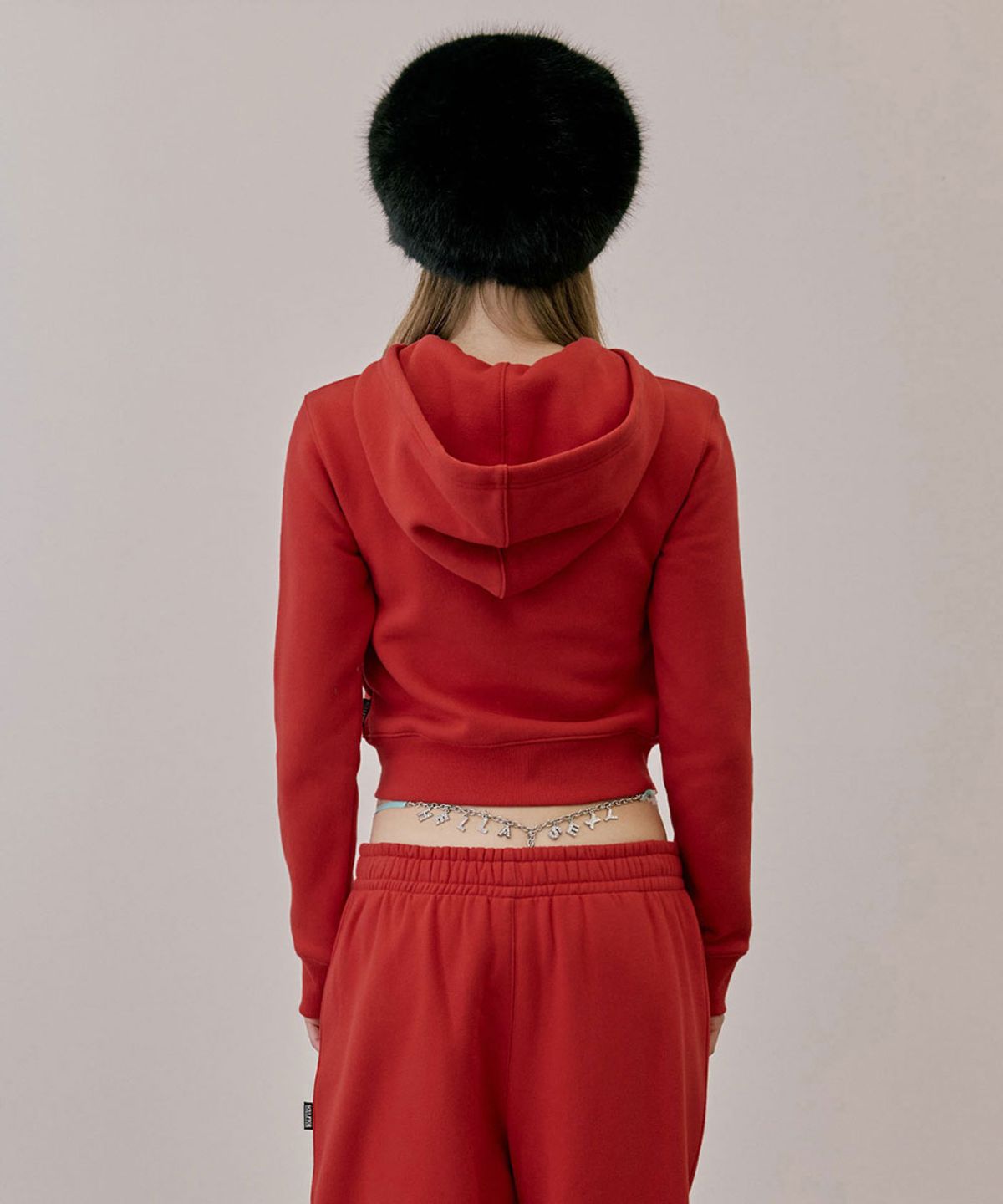 스컬프터(SCULPTOR) Napoleon Stud Hoodie Red