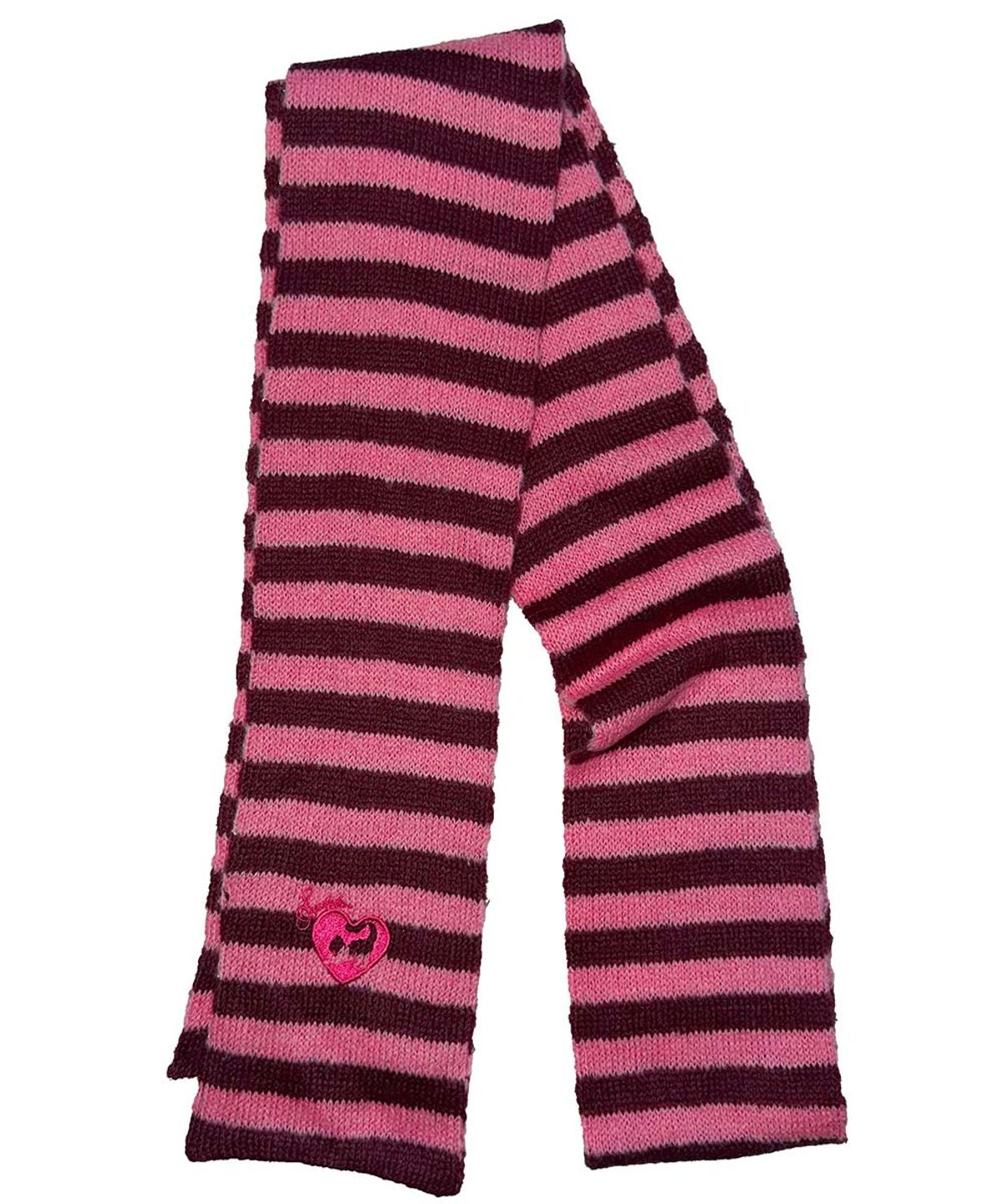 스컬프터(SCULPTOR) Mohair Blend Stripe Scarf Pink/Red