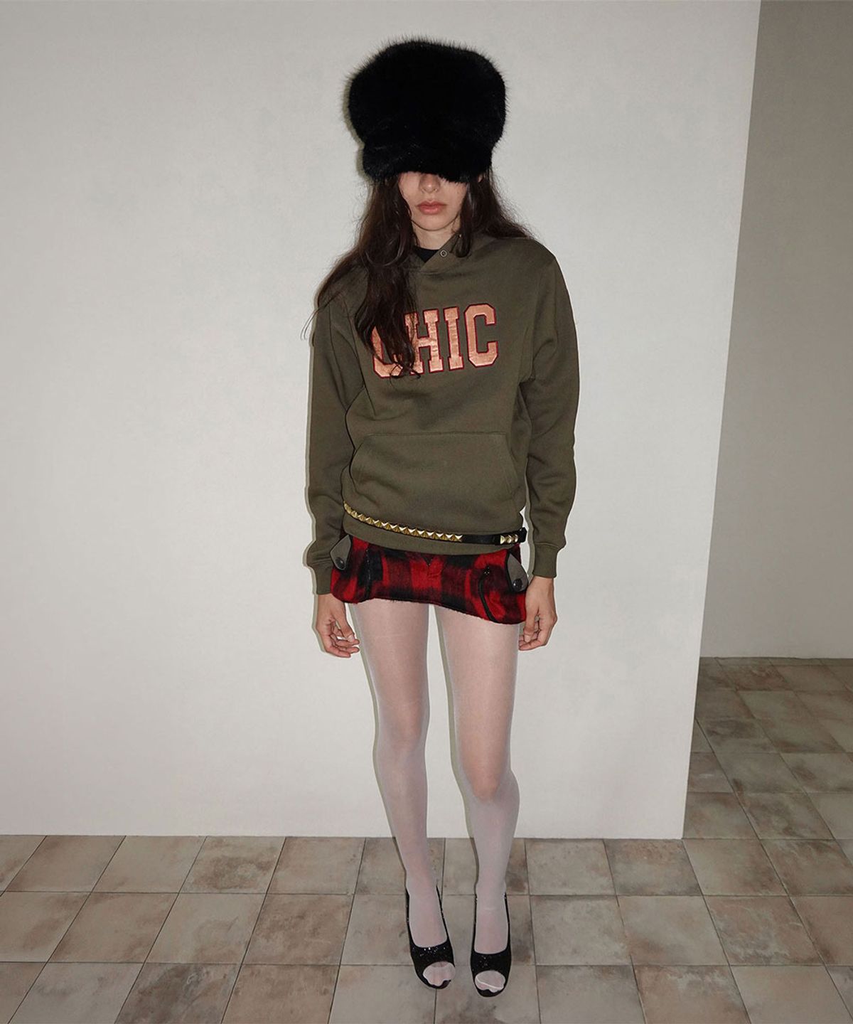 스컬프터(SCULPTOR) Chic Hoodie Khaki