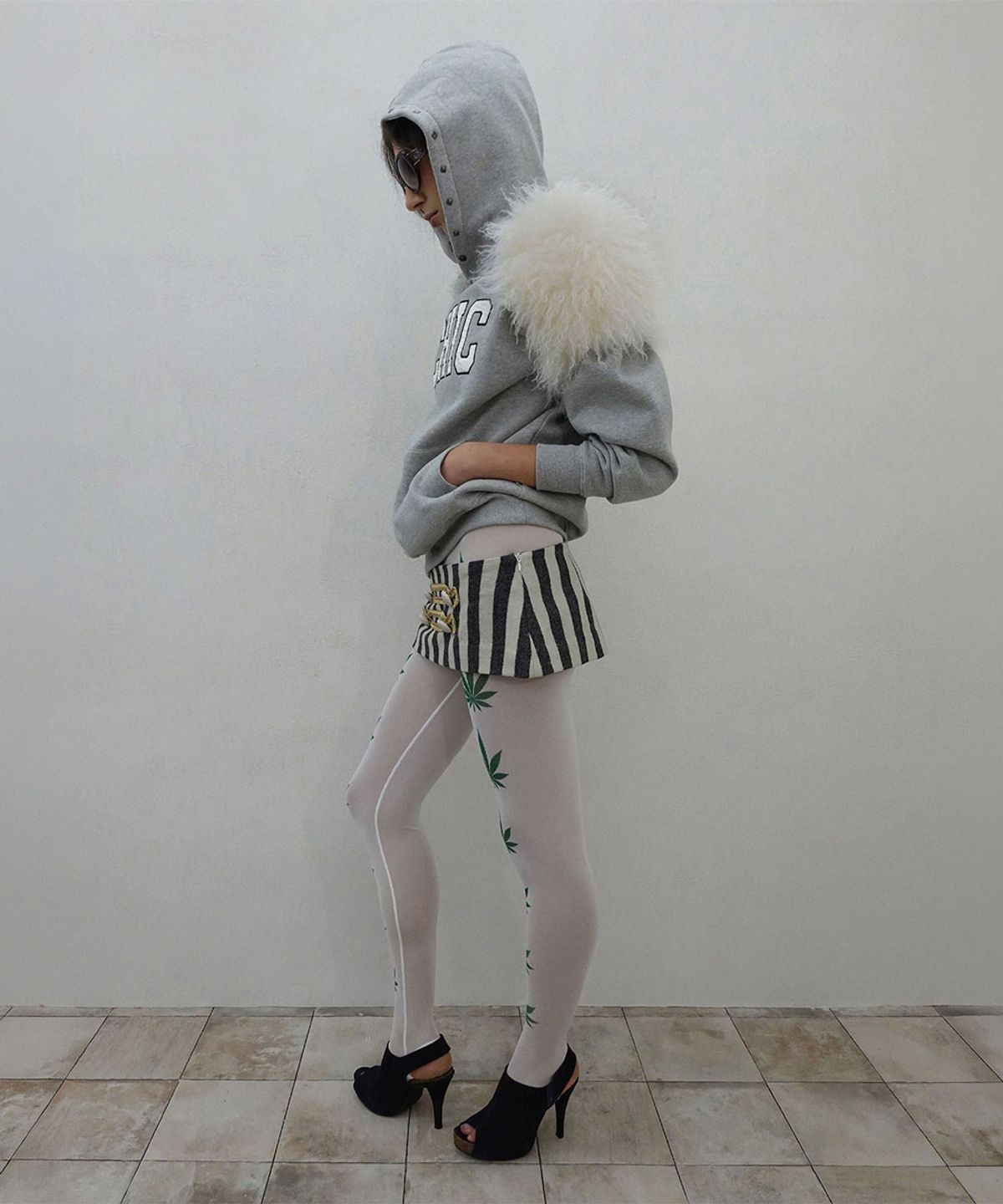 스컬프터(SCULPTOR) Chic Hoodie Melange Gray