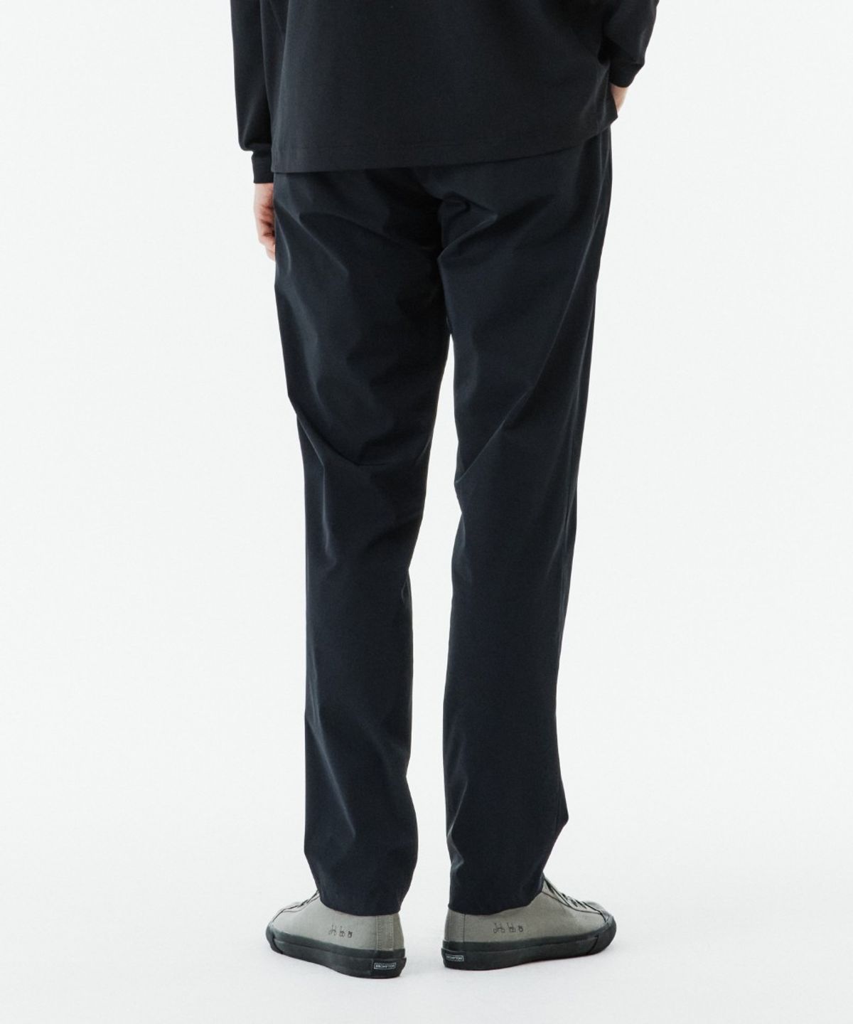 브롬톤 런던(BROMPTON LONDON) REGULAR FIT TROUSERS - BLACK (P263MPT121)