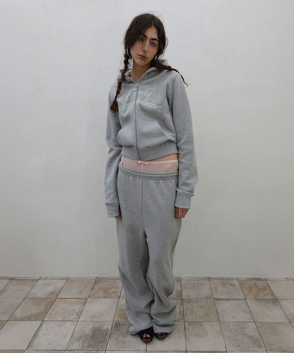스컬프터(SCULPTOR) Family Disappointment Sweatpants Melange Gray