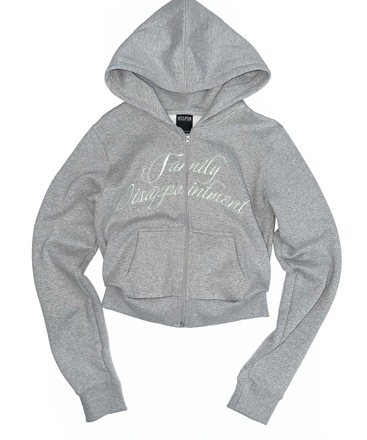 스컬프터(SCULPTOR) Family Disappointment Hooded Zip-Up Melange Gray