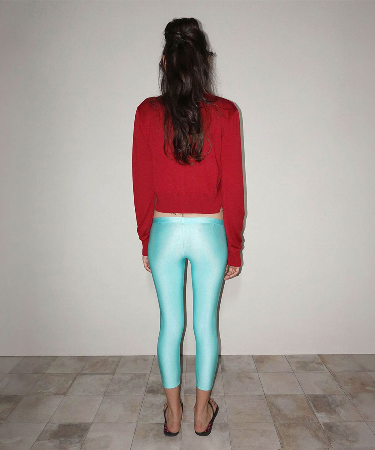 스컬프터(SCULPTOR) Sweet Kitty Basic Cardigan Red
