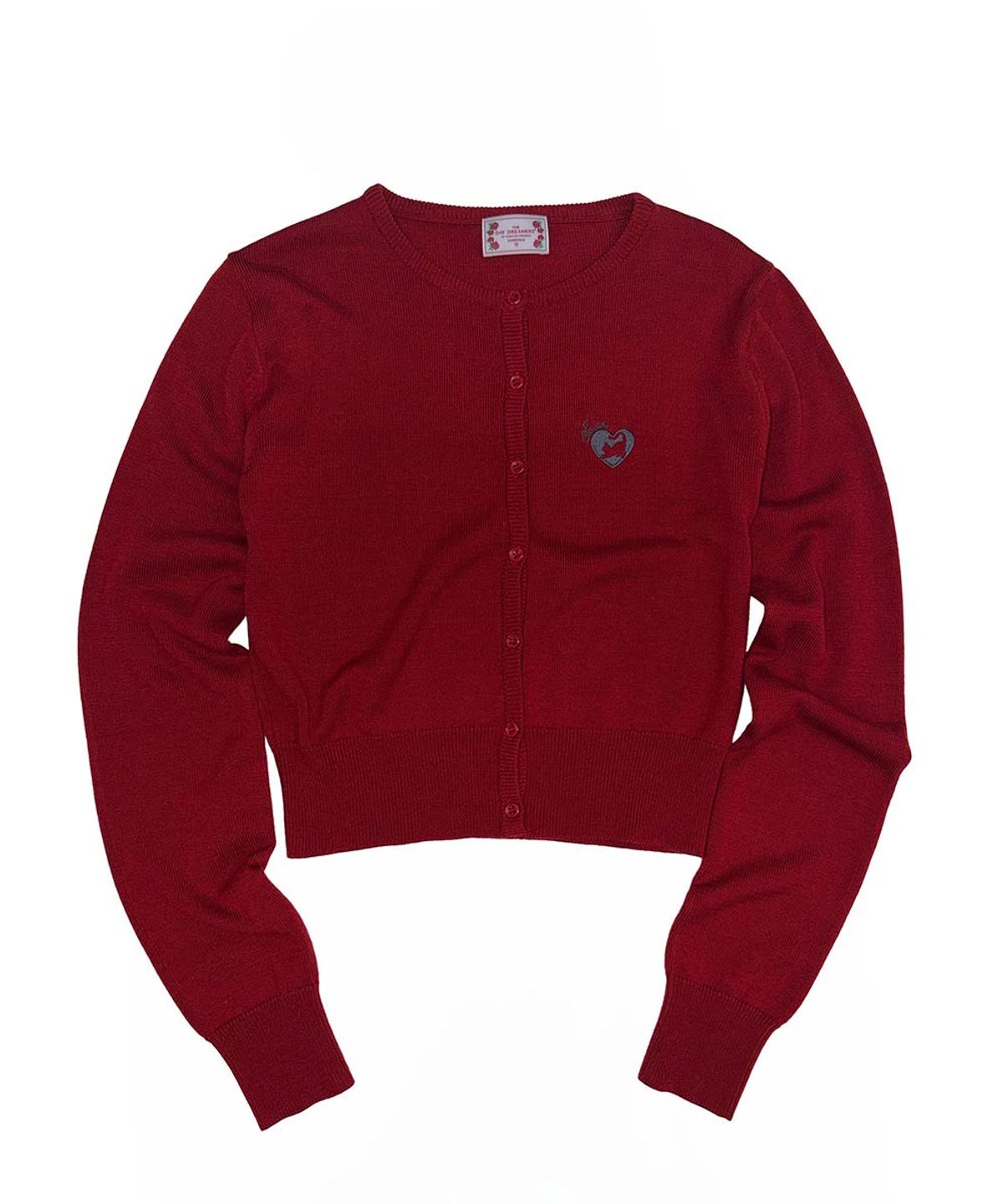 스컬프터(SCULPTOR) Sweet Kitty Basic Cardigan Red