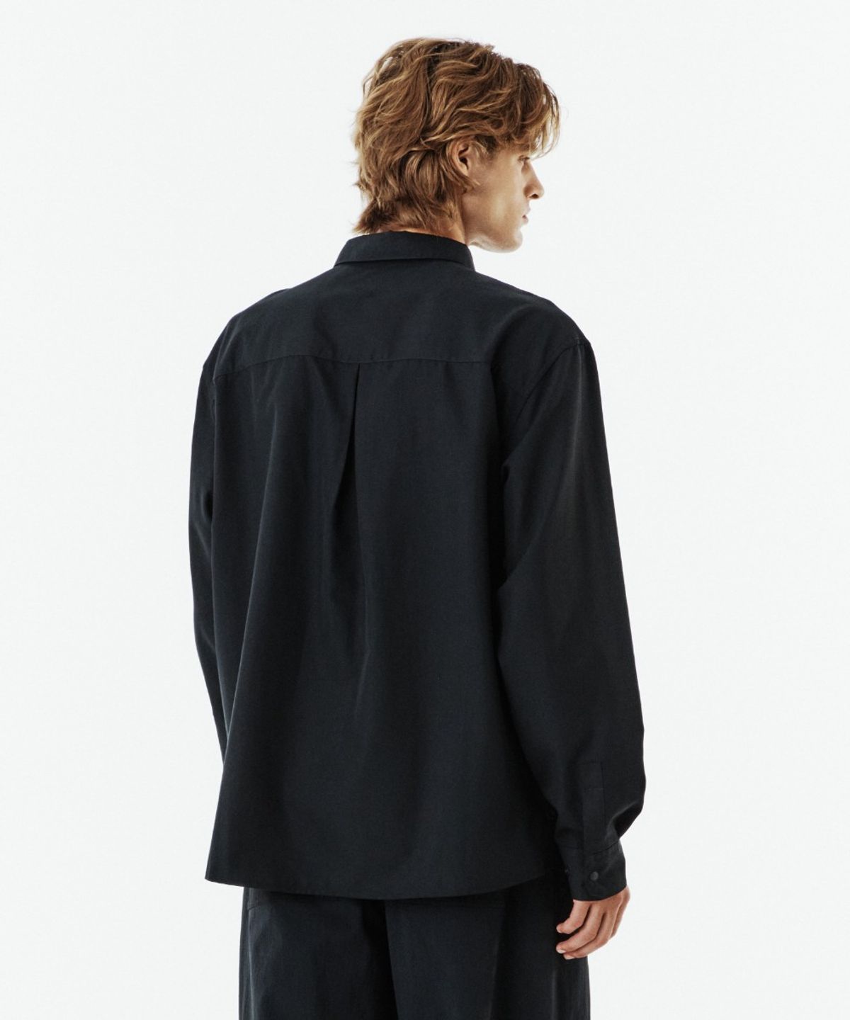 브롬톤 런던(BROMPTON LONDON) UTILITY SHIRT - BLACK (P263MSH108)