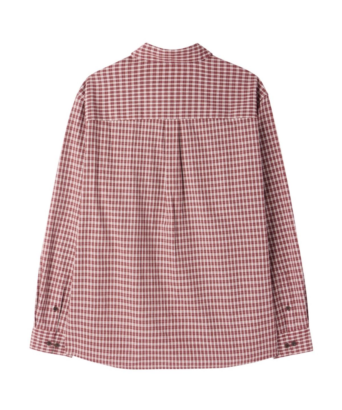 브롬톤 런던(BROMPTON LONDON) CHECK SHIRT - BURGUNDY (P263USH401)