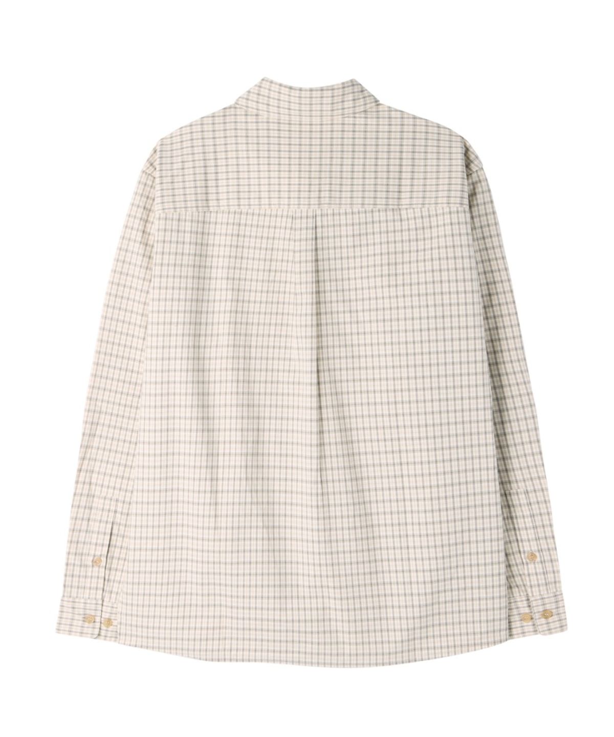 브롬톤 런던(BROMPTON LONDON) CHECK SHIRT - L/BEIGE (P263USH401)