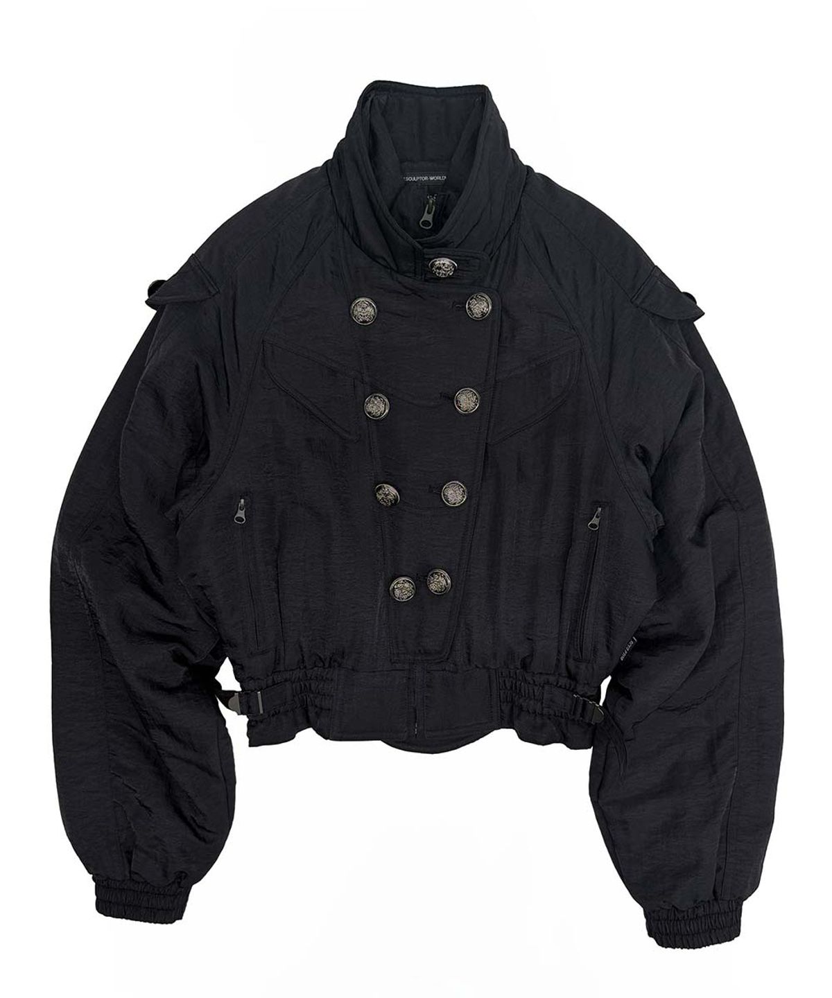 스컬프터(SCULPTOR) Napoleon Bomber Jacket Black