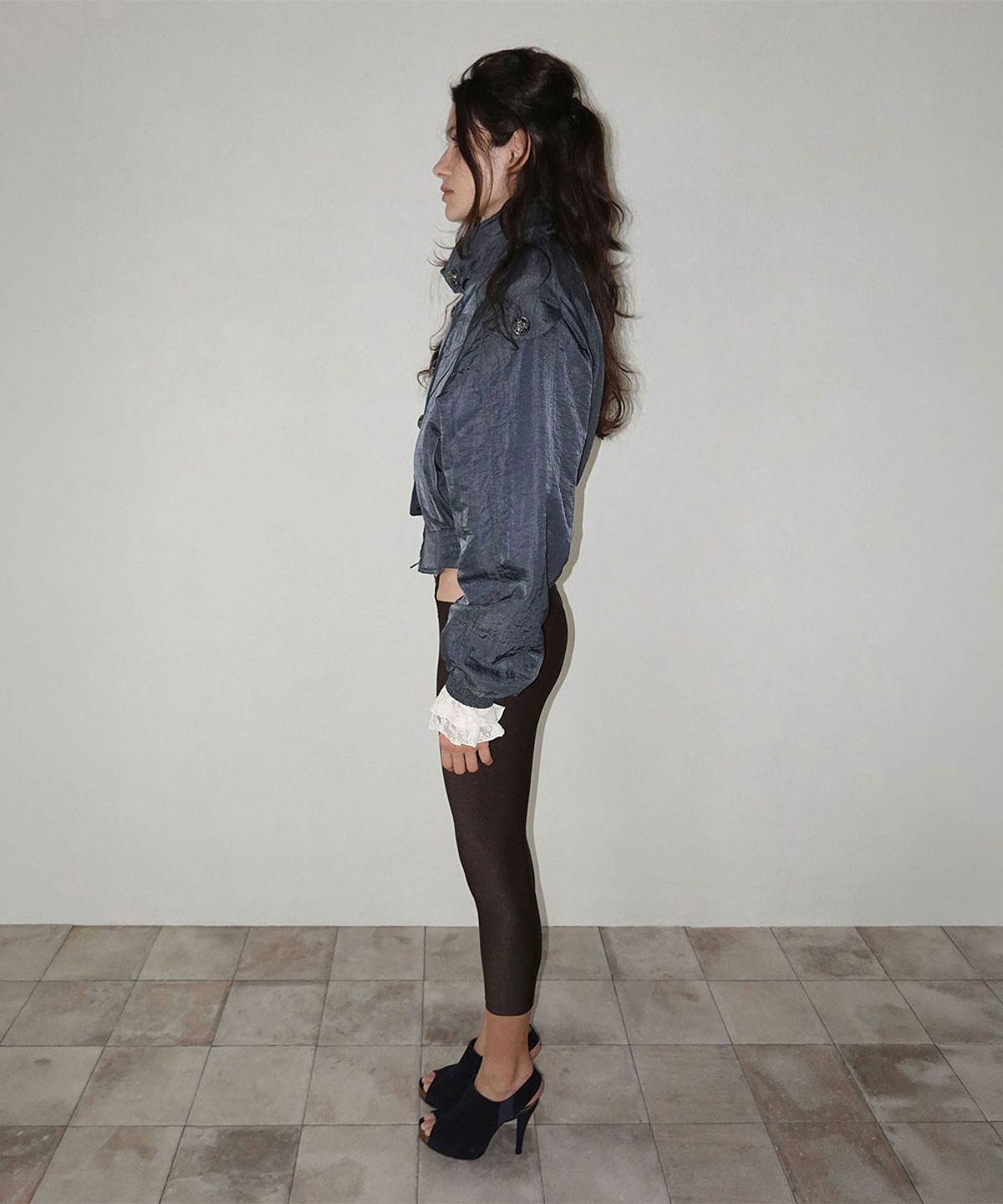 스컬프터(SCULPTOR) Napoleon Bomber Jacket Gray