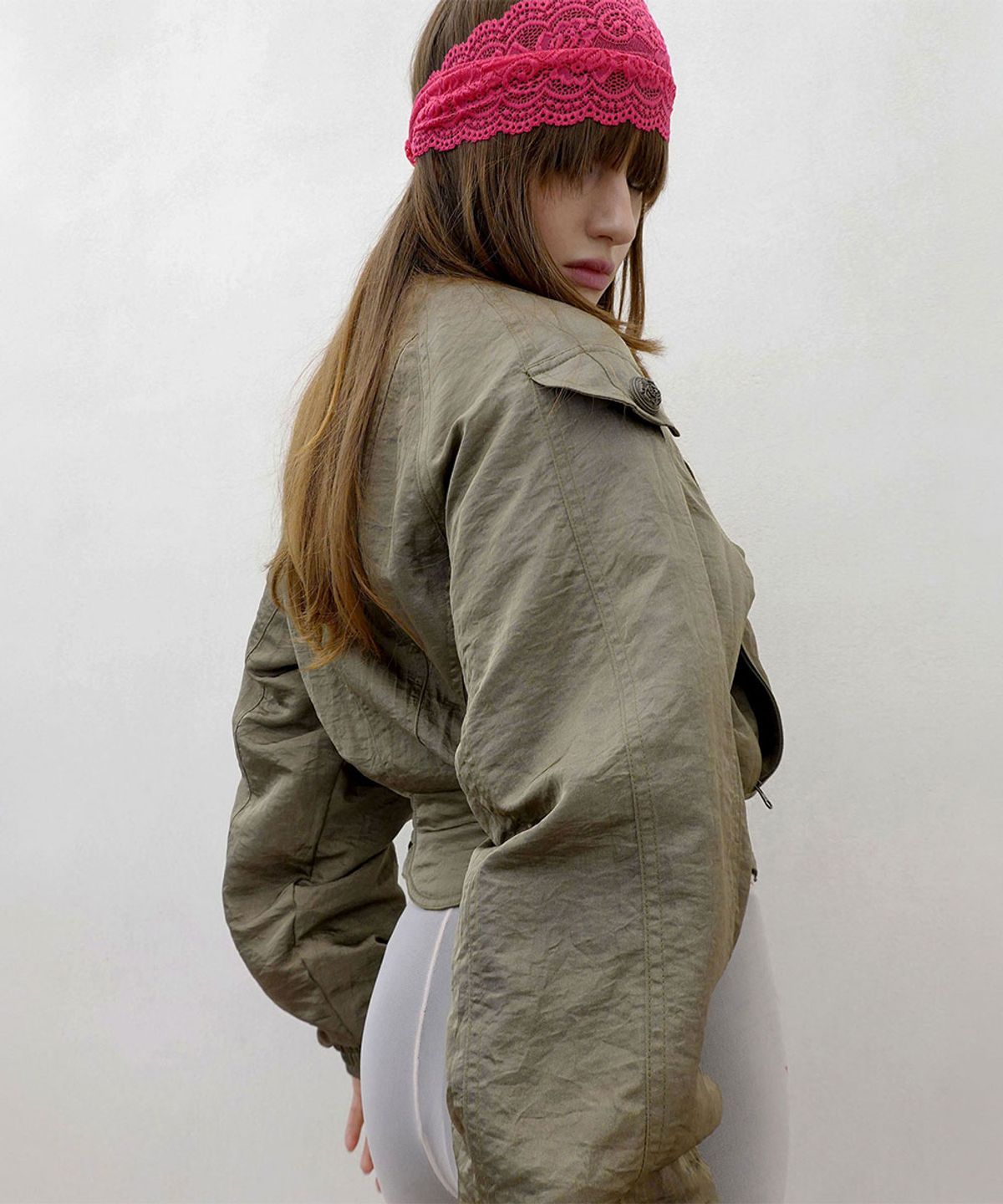 스컬프터(SCULPTOR) Napoleon Bomber Jacket Khaki