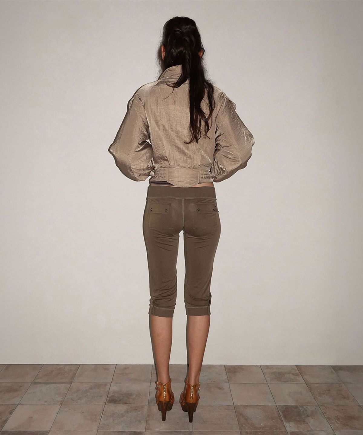 스컬프터(SCULPTOR) Napoleon Bomber Jacket Beige
