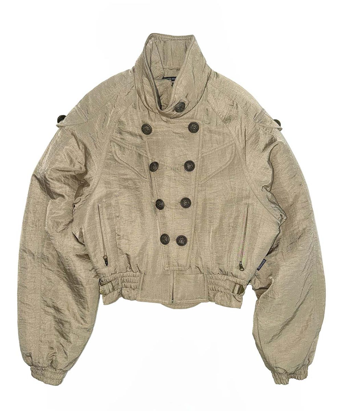 스컬프터(SCULPTOR) Napoleon Bomber Jacket Beige