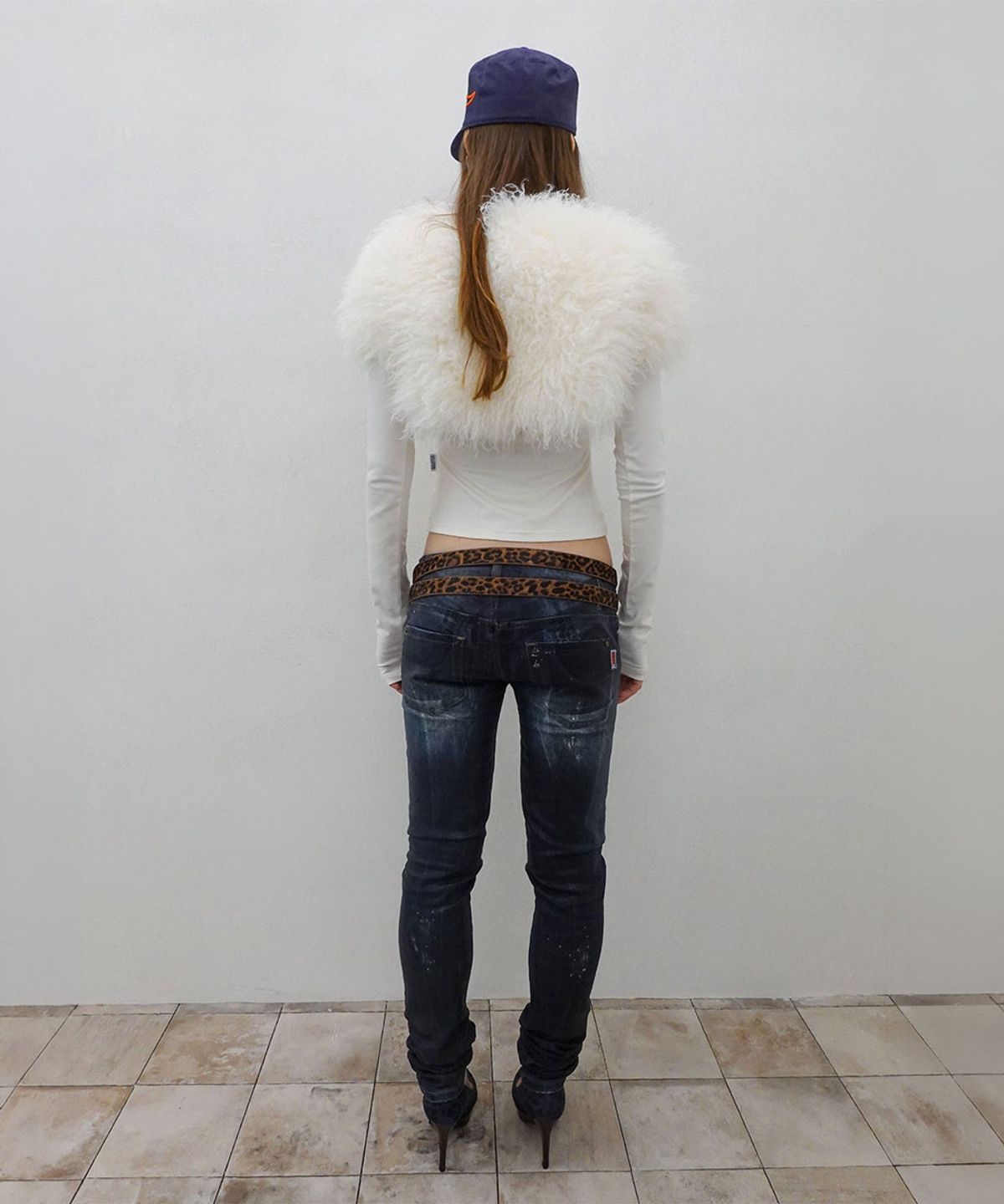 스컬프터(SCULPTOR) Heaven Pillbox Cap Navy