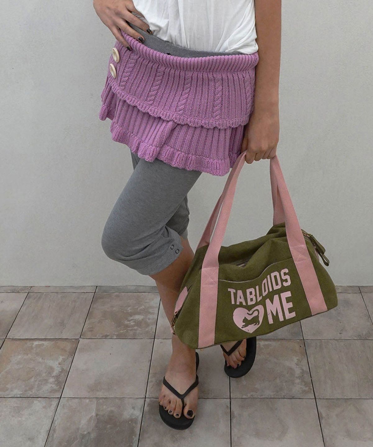 스컬프터(SCULPTOR) Vintage Canvas Bowling Bag Khaki