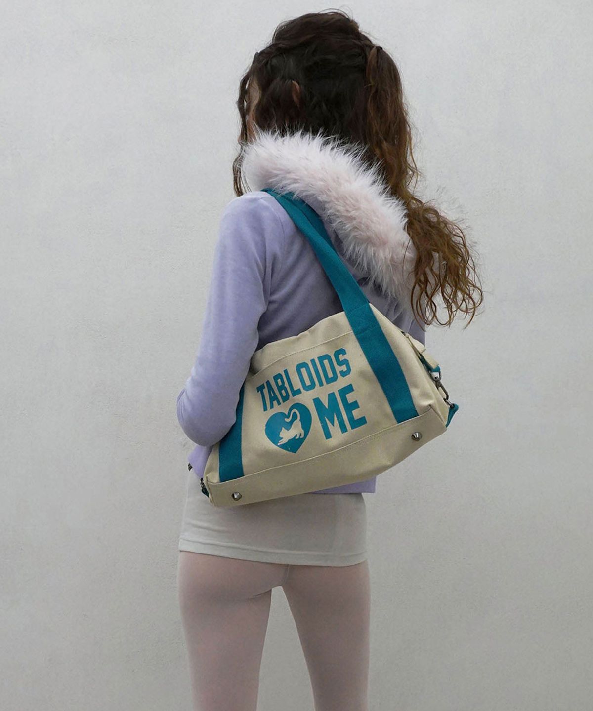 스컬프터(SCULPTOR) Vintage Canvas Bowling Bag Cream