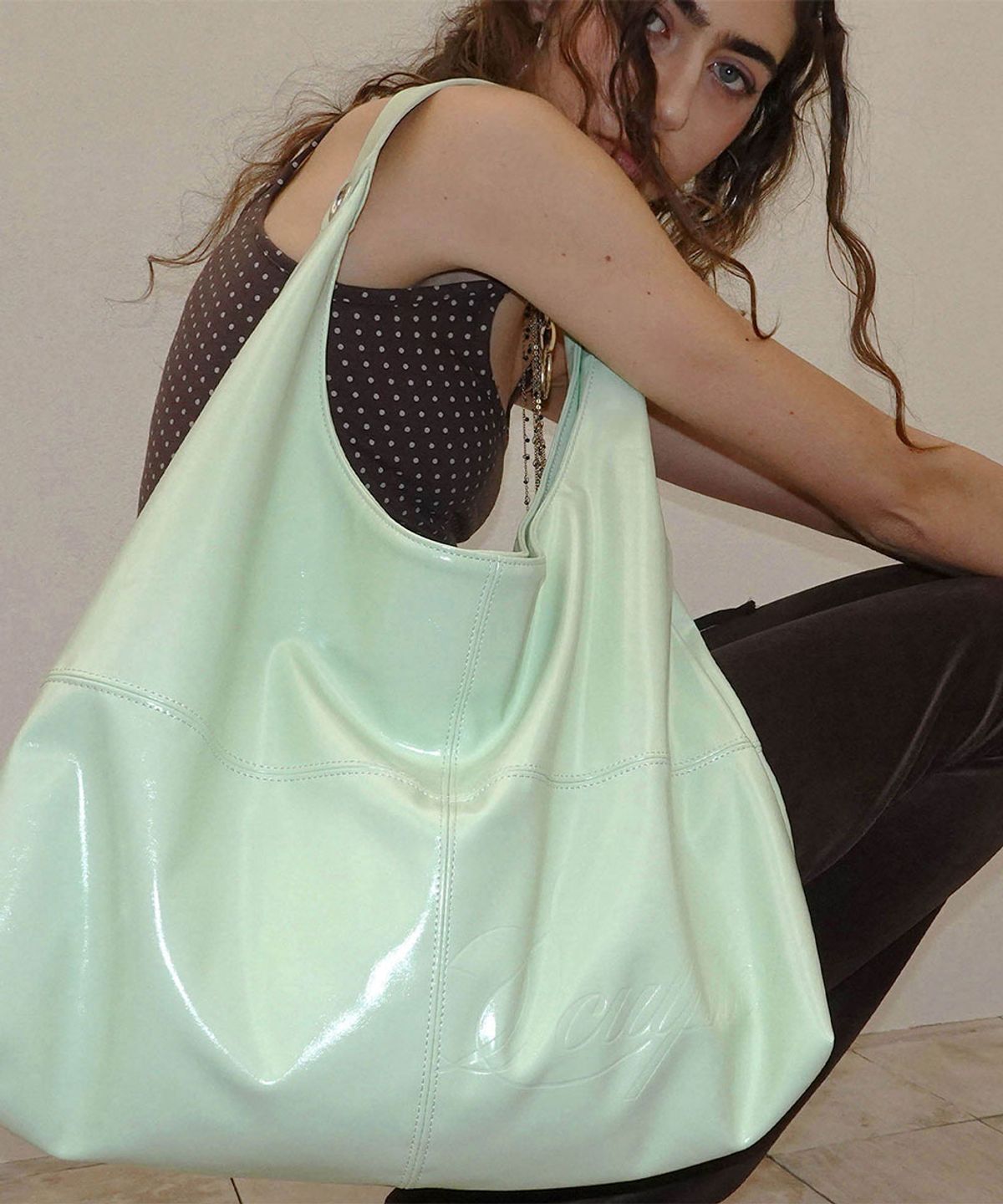 스컬프터(SCULPTOR) Carryall Hobo Bag Mint