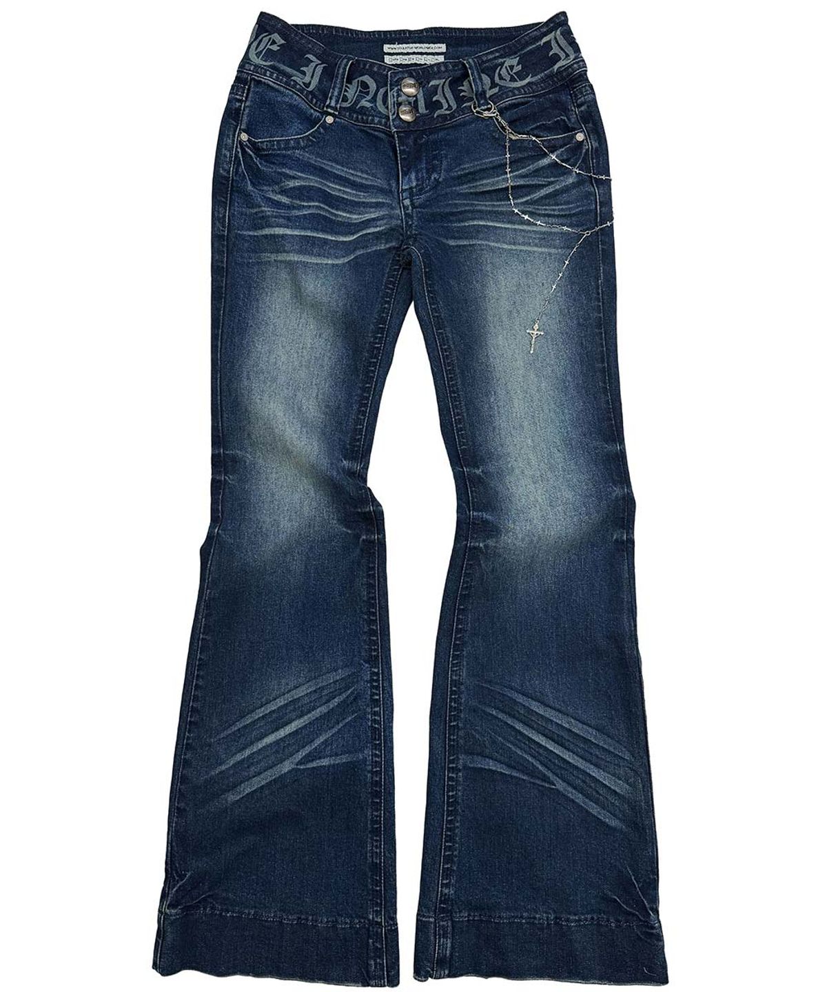 스컬프터(SCULPTOR) Confession Chain Denim Mid Blue