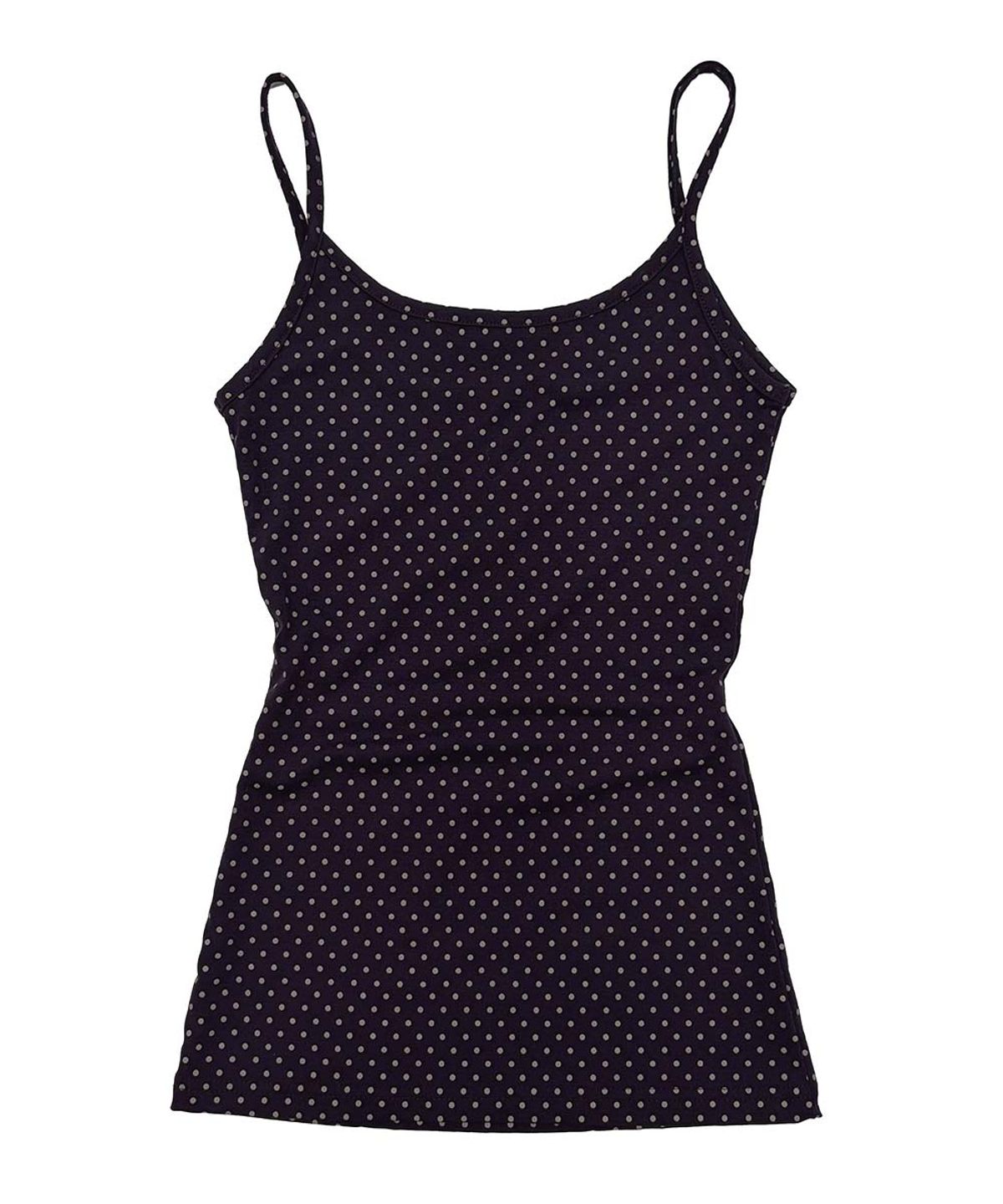 스컬프터(SCULPTOR) Sweet Kitty Dot Tank Top Deep Purple