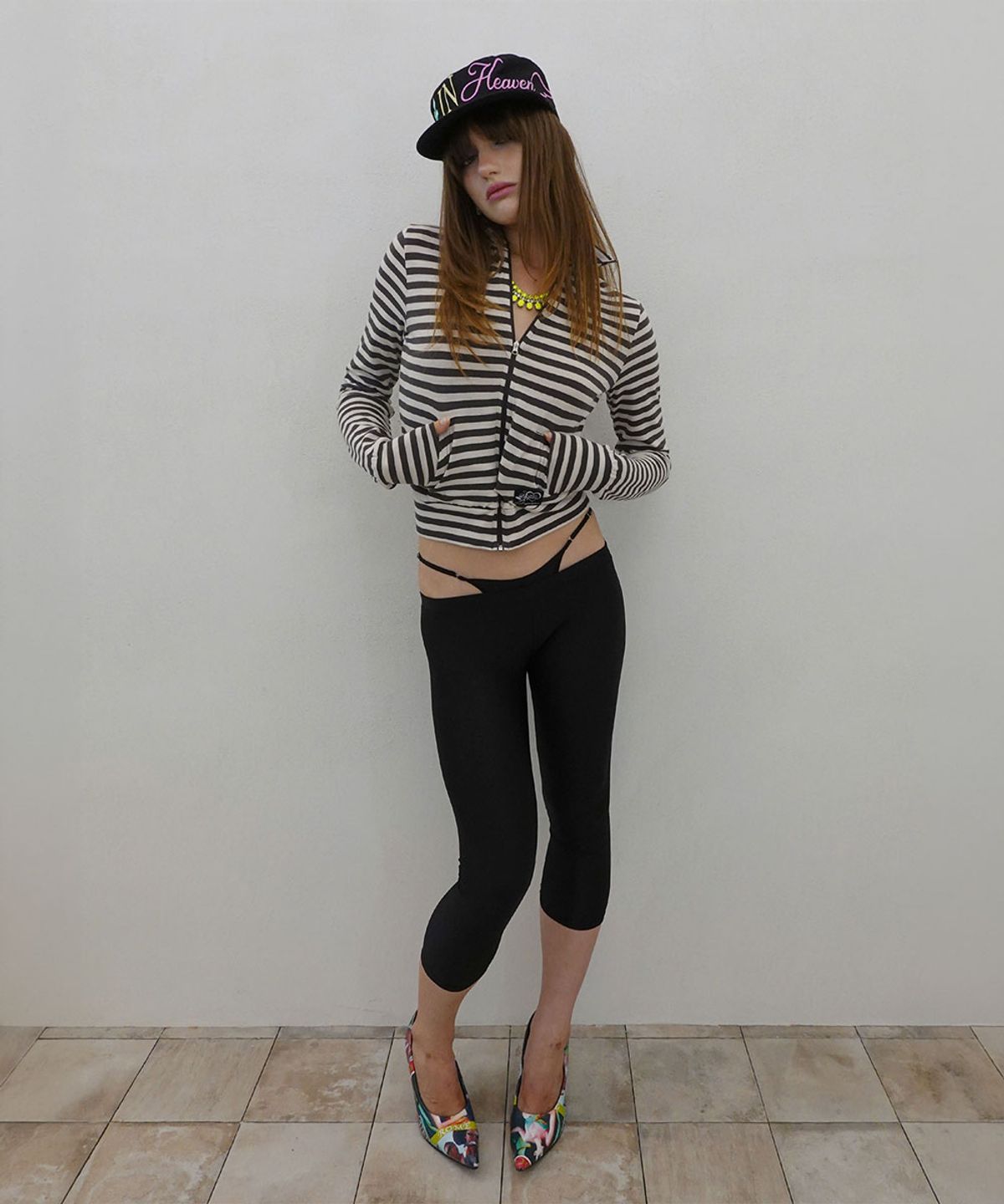 스컬프터(SCULPTOR) Classic Striped Jersey Zip-Up Charcoal
