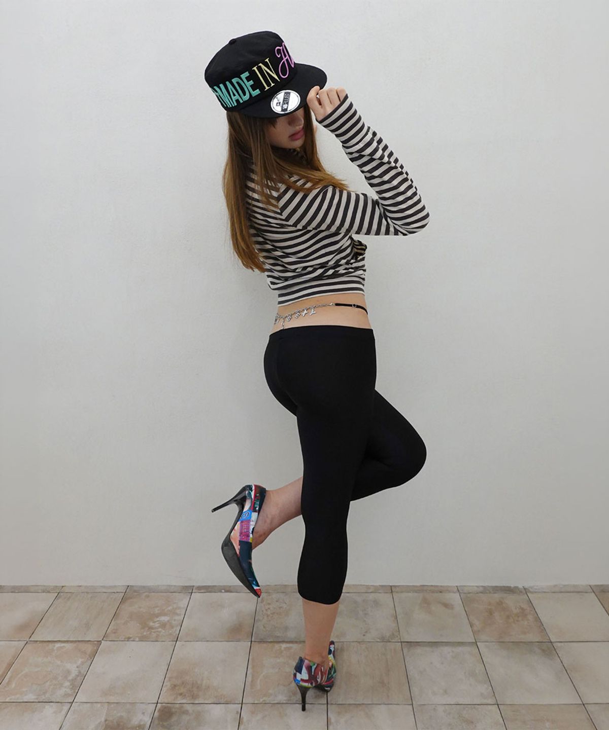 스컬프터(SCULPTOR) Classic Striped Jersey Zip-Up Charcoal