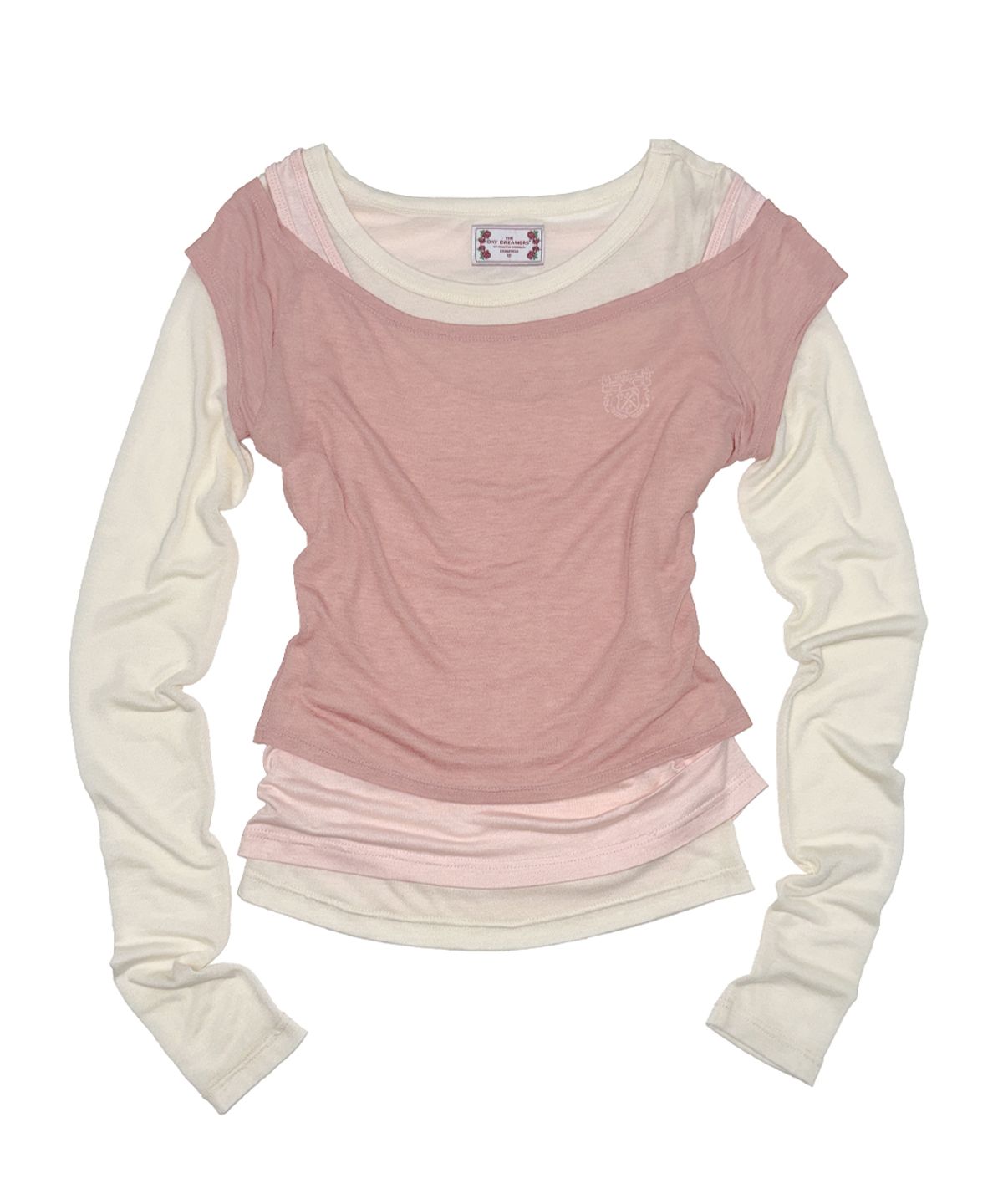 스컬프터(SCULPTOR) Lazy Layered Tee Salmon