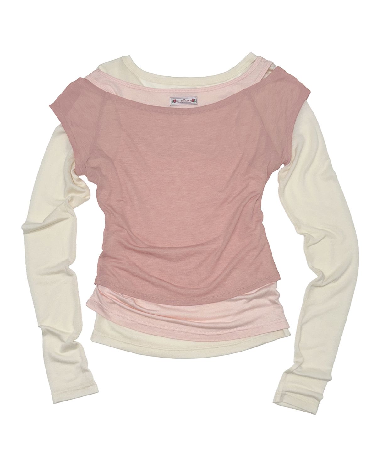 스컬프터(SCULPTOR) Lazy Layered Tee Salmon