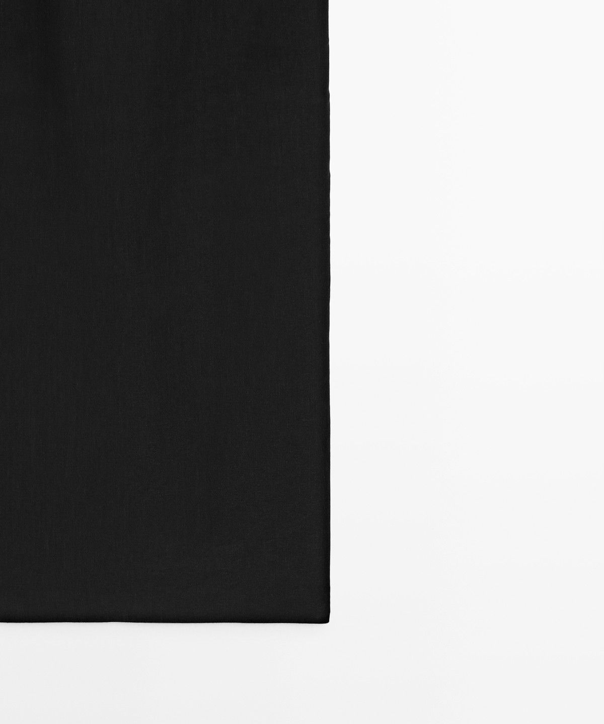 마시모두띠(MASSIMO DUTTI) 린넨 혼방 스트랩 미디 원피스