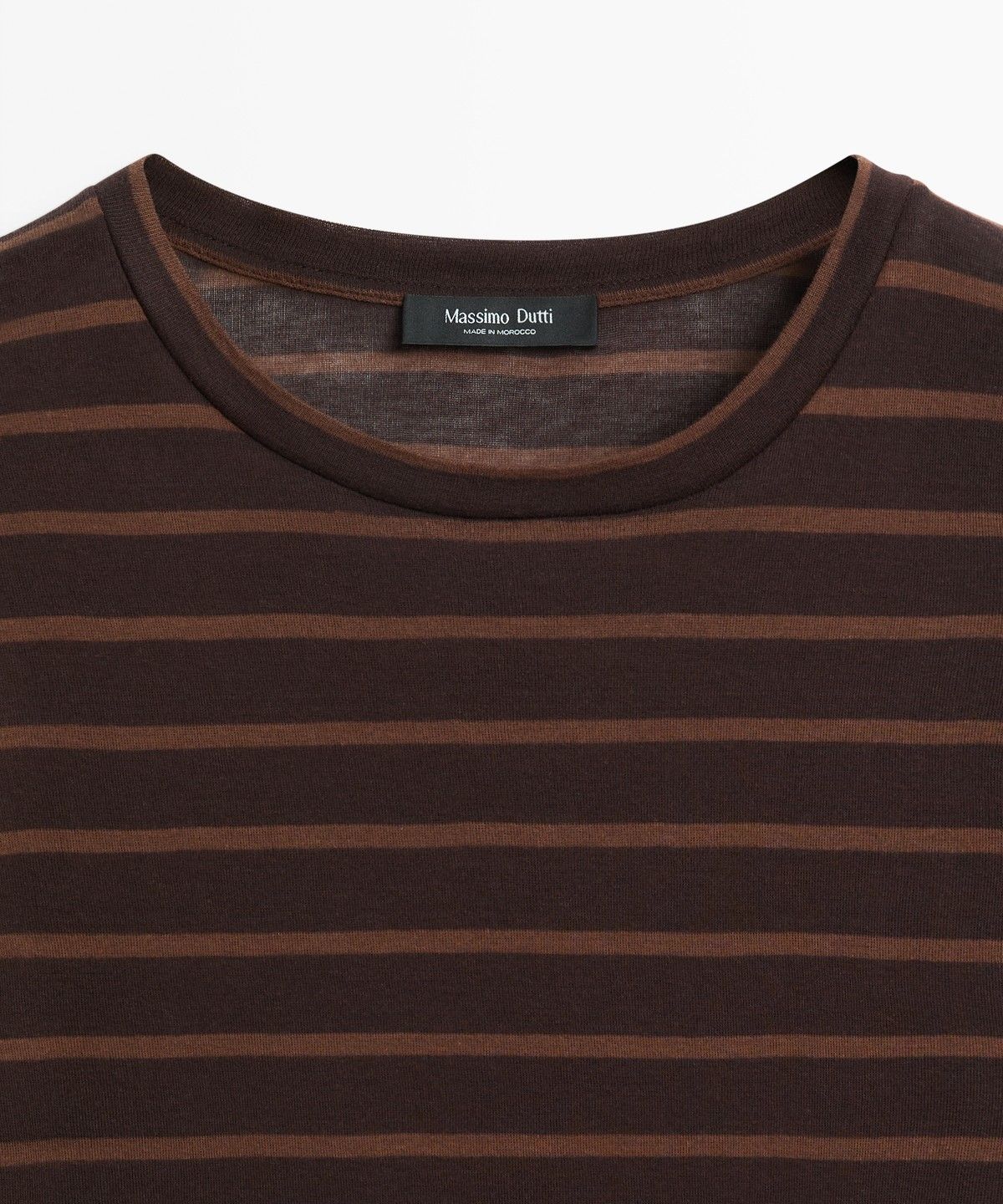 마시모두띠(MASSIMO DUTTI) 스트라이프 긴소매 티셔츠