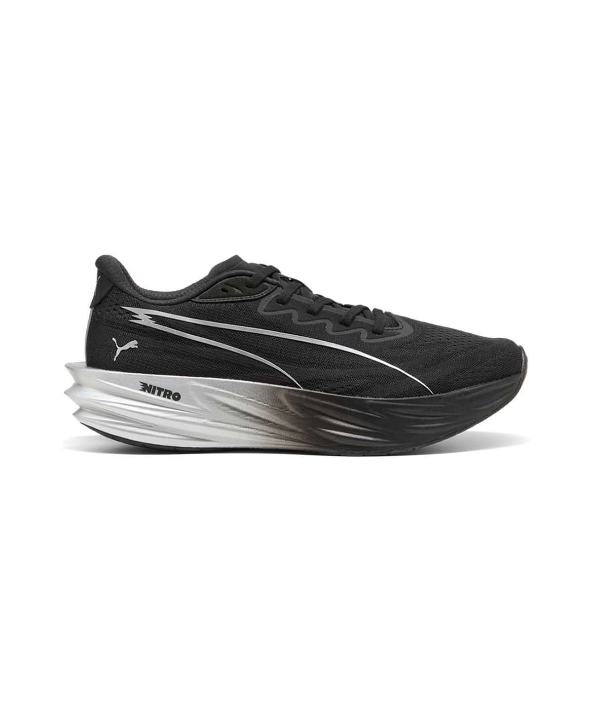 푸마(PUMA) 디비에이트 퓨어 나이트로 - 푸마 블랙:플랫 다크 그레이:푸마 실버 / 313904-16