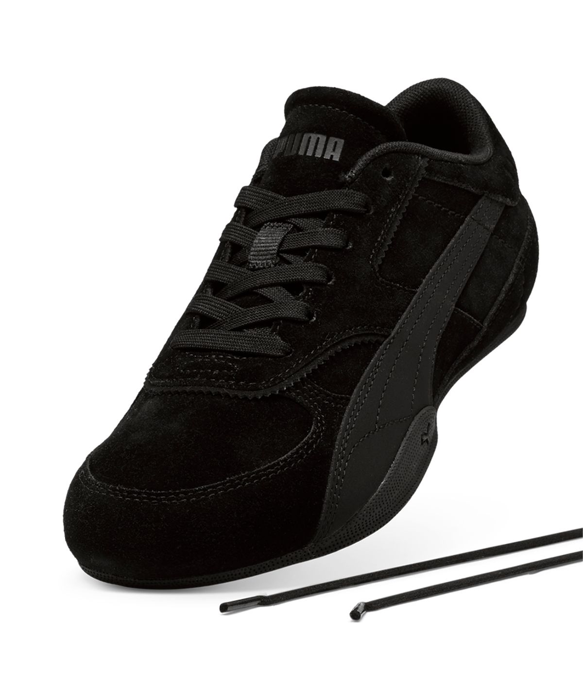 푸마(PUMA) 벨라 미나 스웨이드 우먼 - 푸마 블랙 / 407671-04