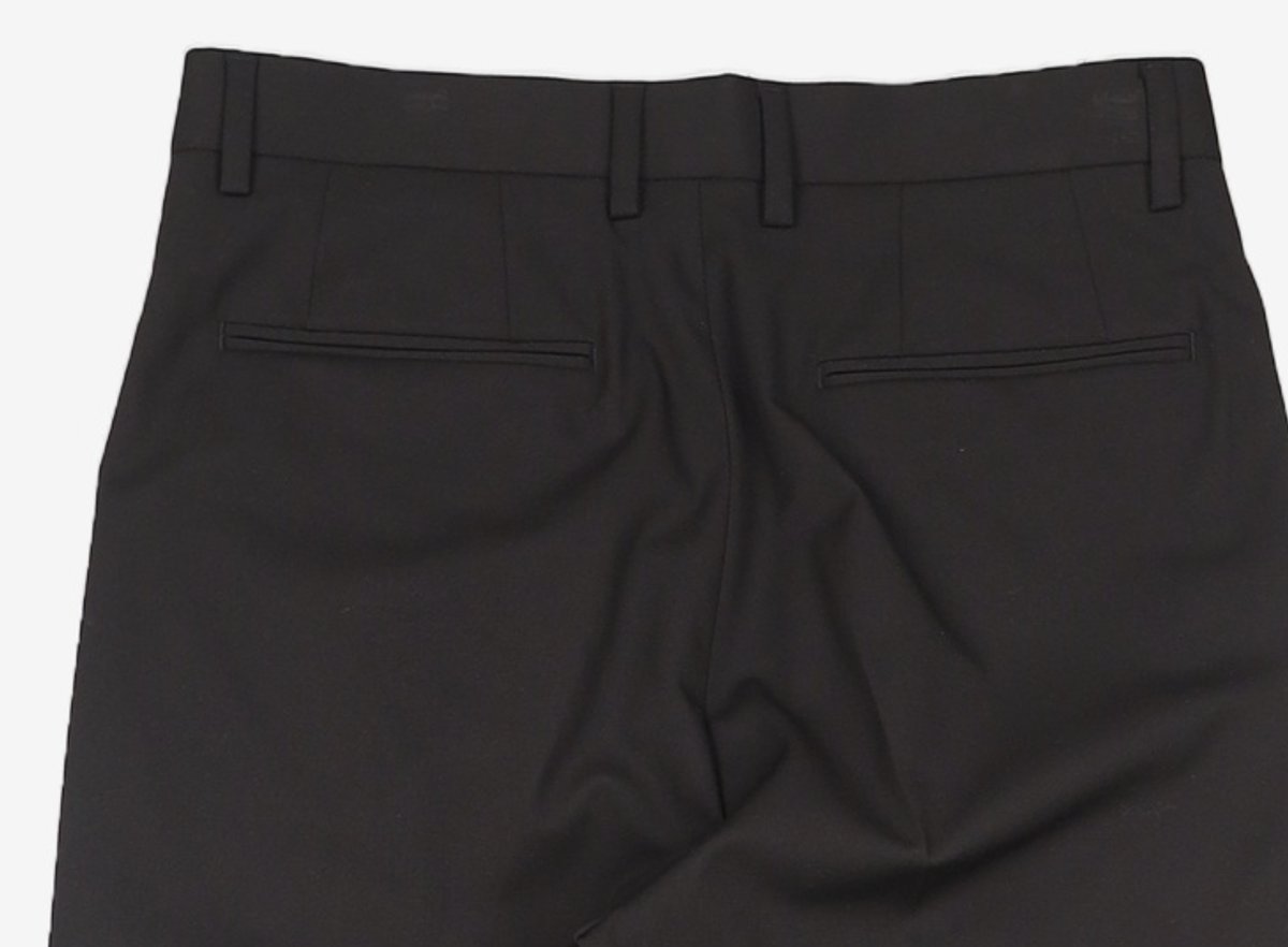 무신사 스탠다드(MUSINSA STANDARD) 쓰리 턱 세미 벌룬 슬랙스 [블랙] 30