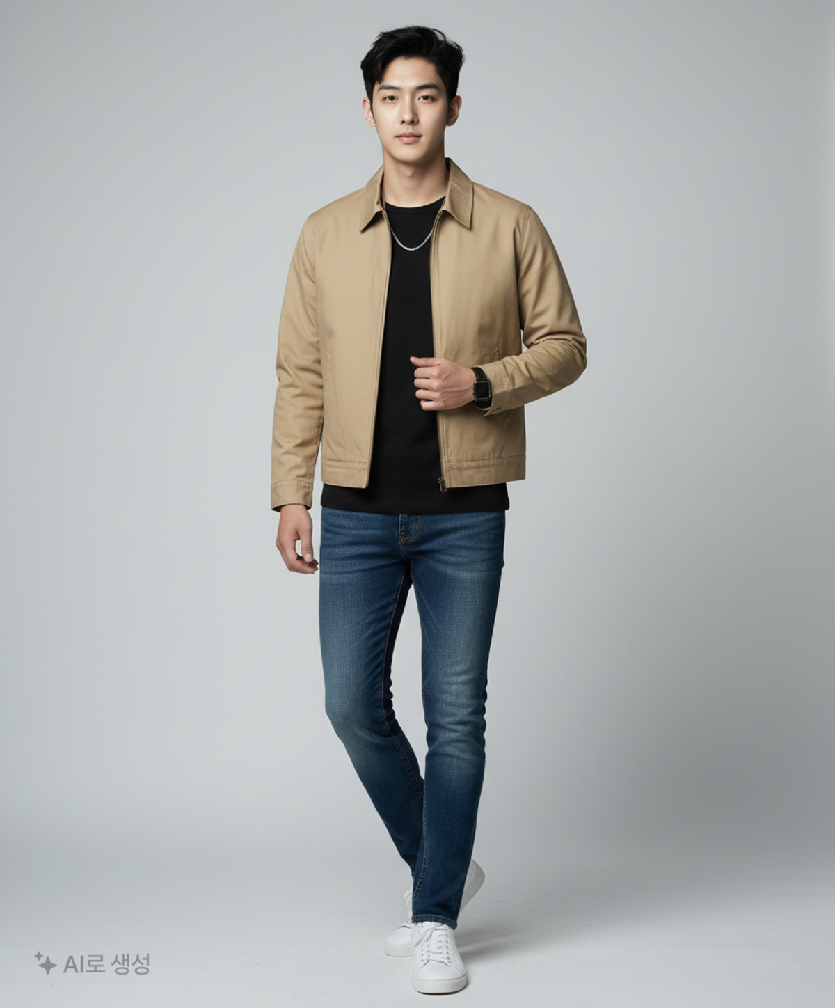 무신사 스탠다드(MUSINSA STANDARD) 나일론/코치 재킷 L