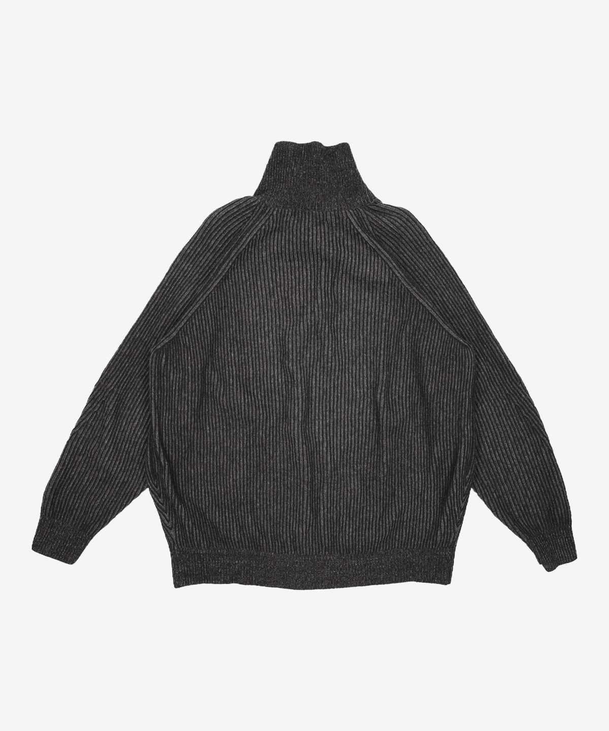 더니트컴퍼니(THEKNITCOMPANY) 22FW 이중우수 하프집업 울 니트 [블랙] XL