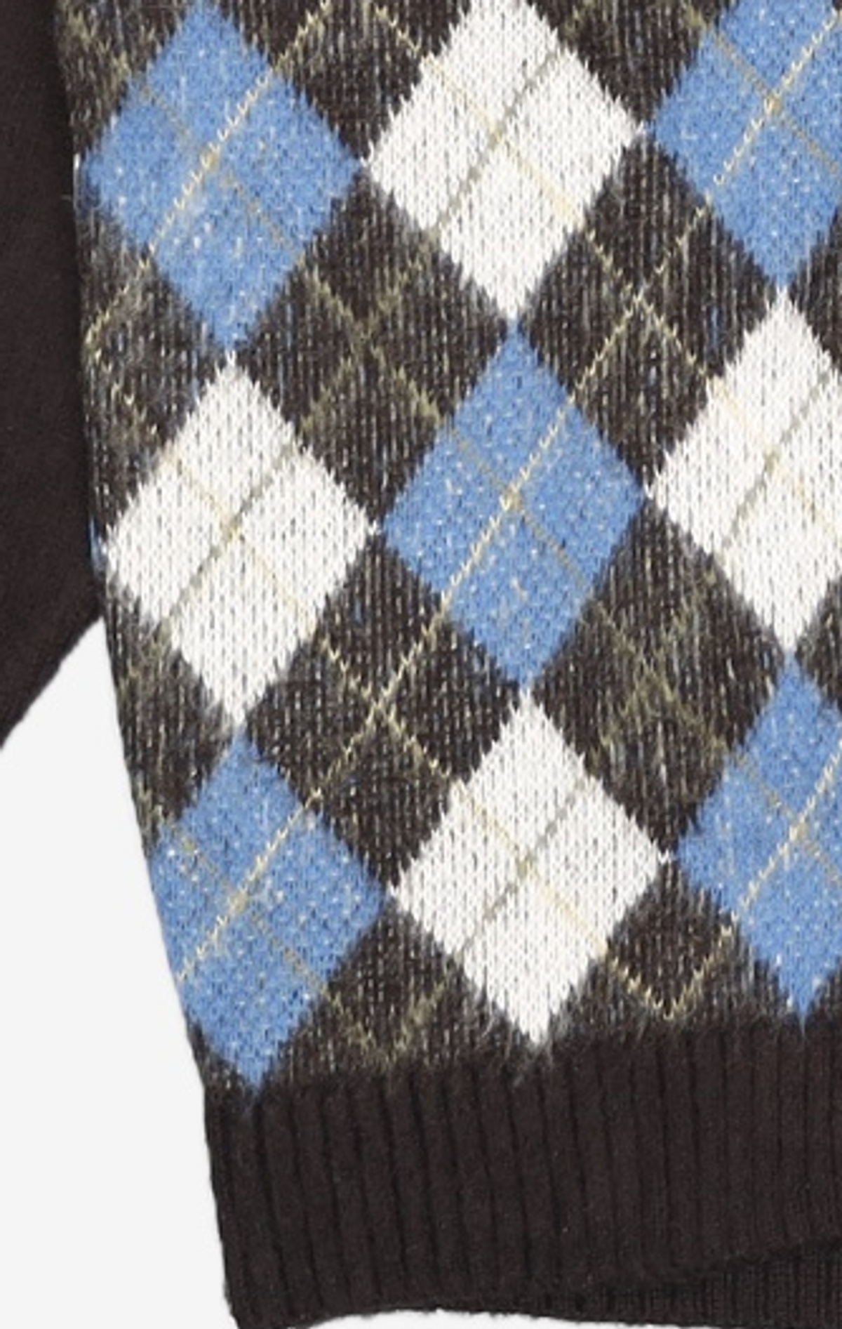 디스이즈네버댓(THISISNEVERTHAT) (FW21) Argyle Cardigan Black M